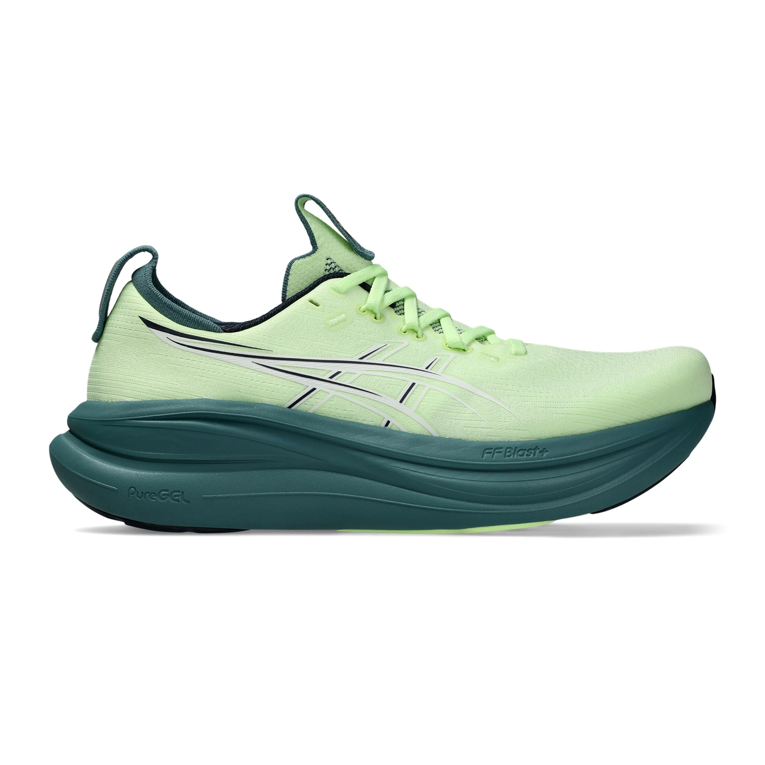 ASICS GEL-NIMBUS 28 Scarpe neutrali Uomini - giallo neon, turchese
