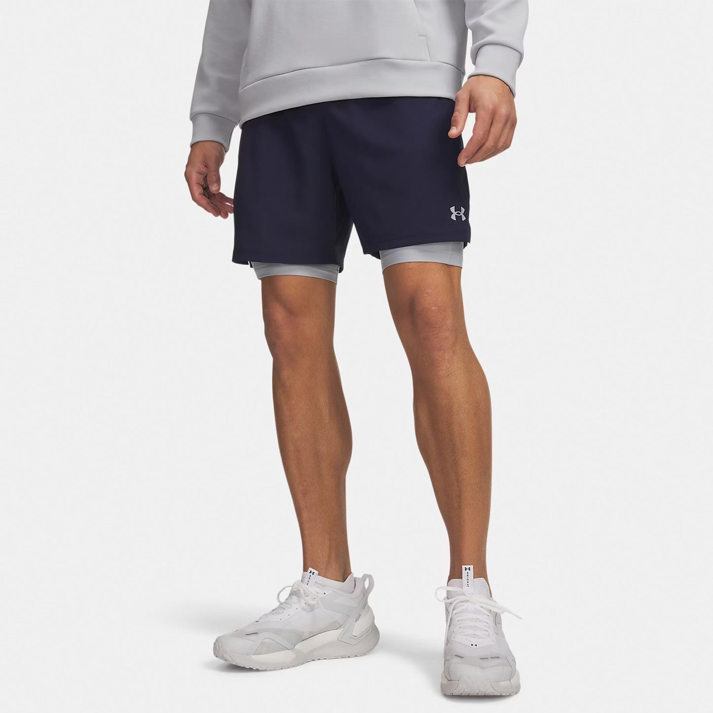 Under Armour Vanish Woven 2.0 6in Pantaloncini Uomini - blu, grigio