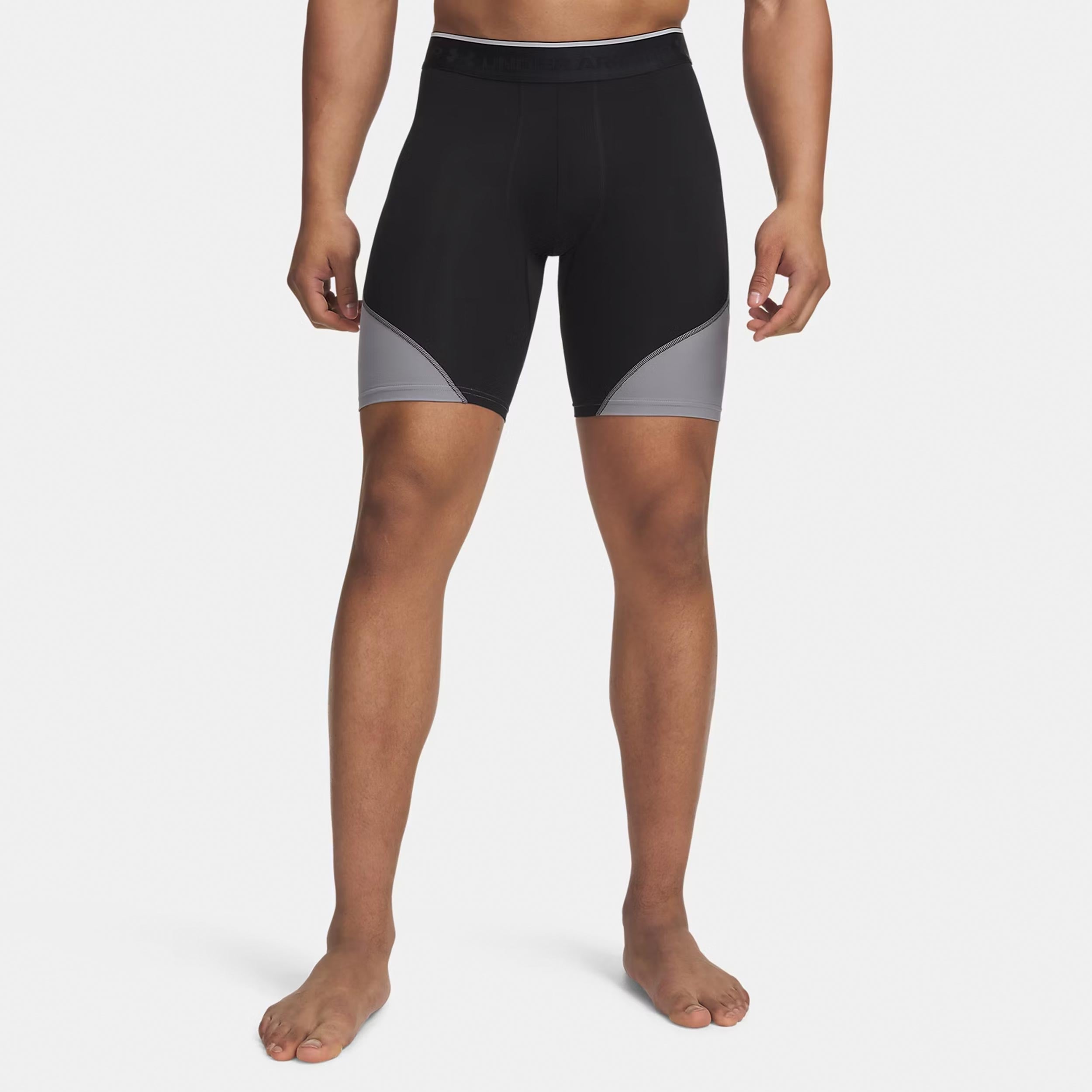 Under Armour Elite Long Pantaloncini Uomini - nero, argento
