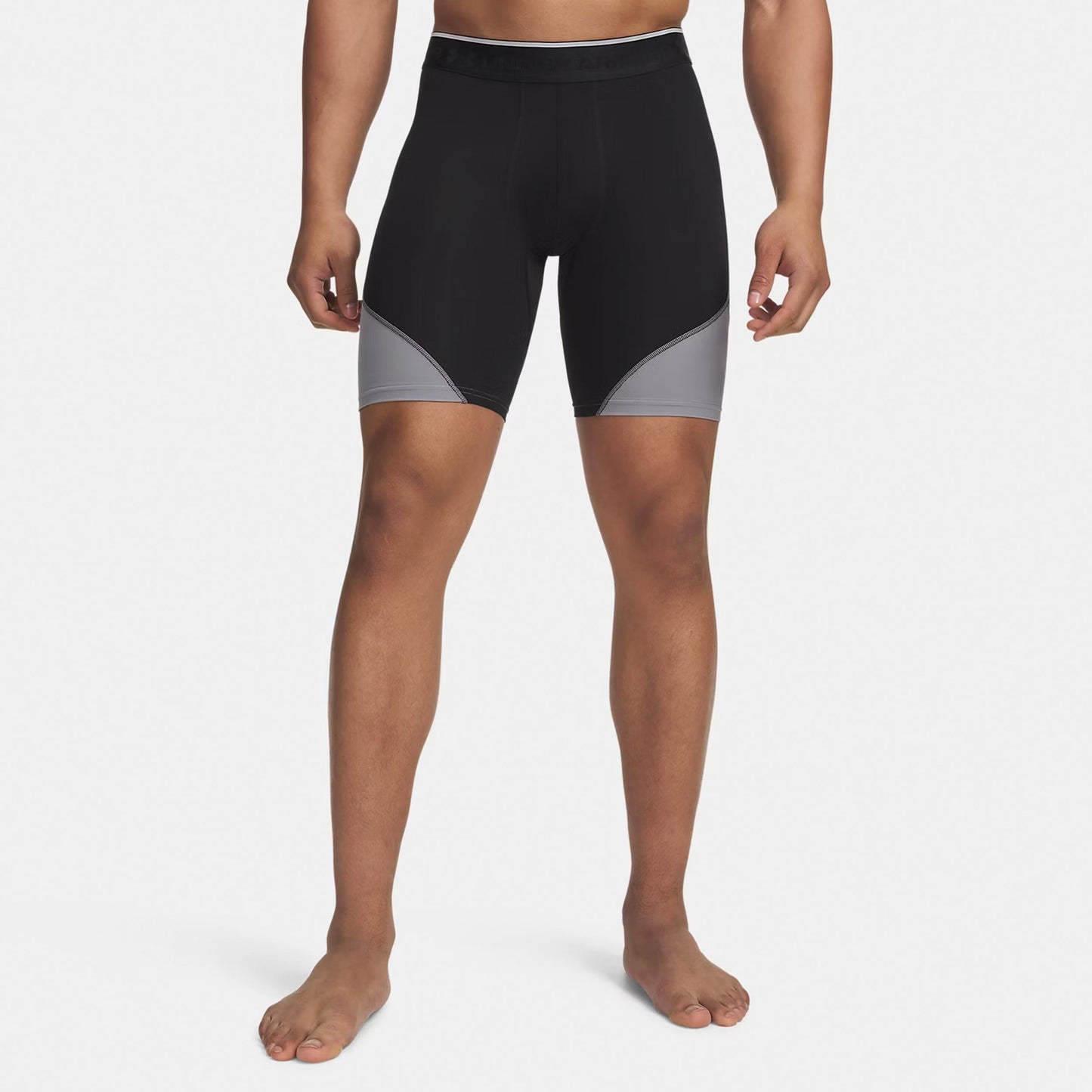 Under Armour Elite Long Pantaloncini Uomini - nero, argento