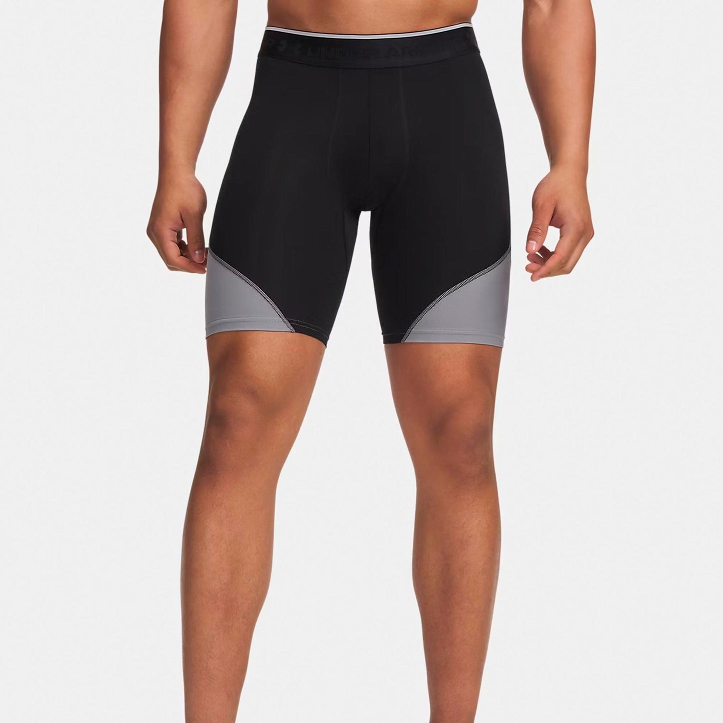 Under Armour Elite Long Pantaloncini Uomini - nero, argento