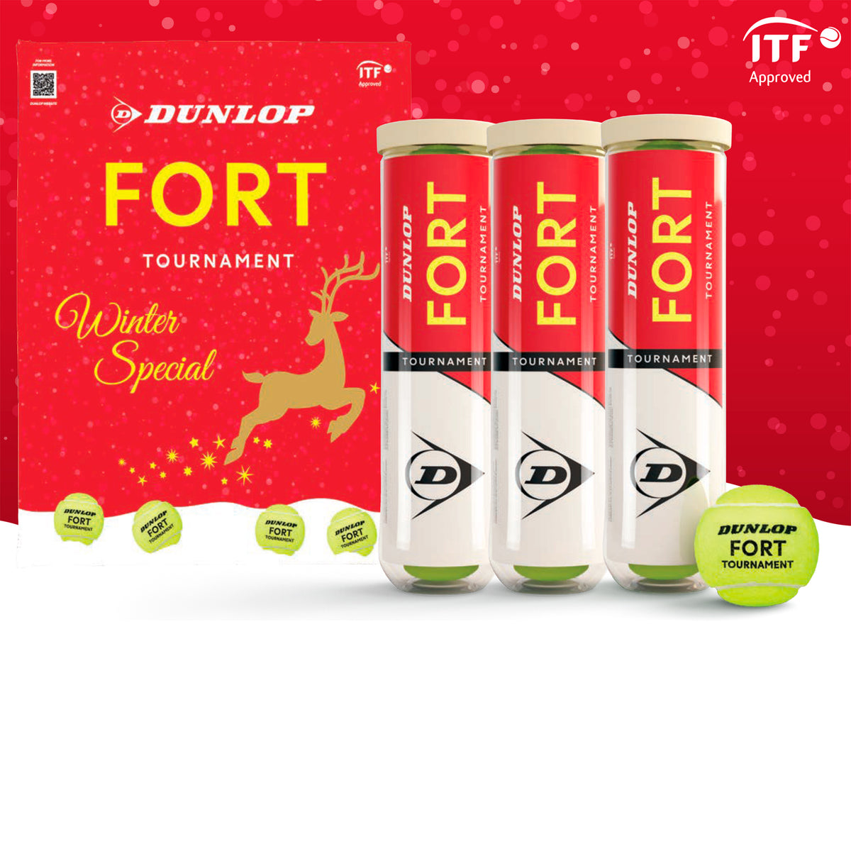 Dunlop Fort Tournament Christmas Special 3 tubi da 4