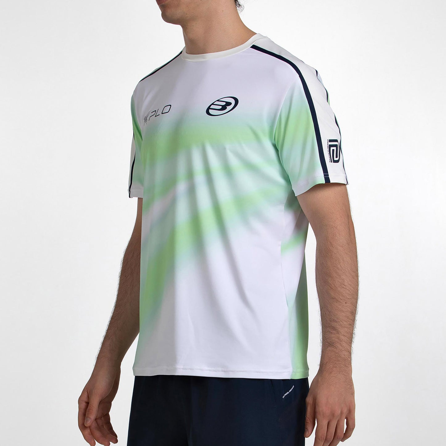 Bullpadel Dinenno 26V Maglietta Uomini - bianco, verde