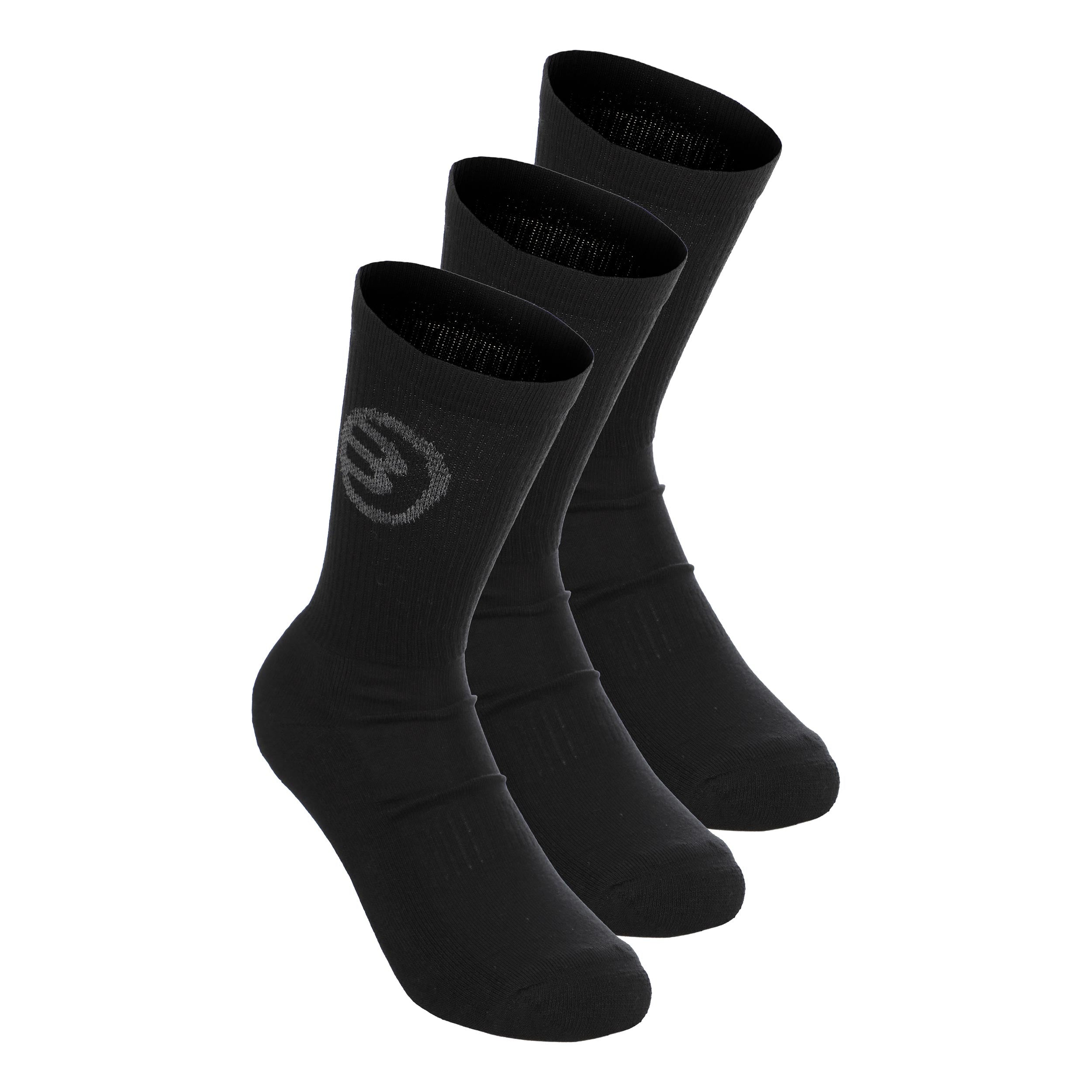 Bullpadel BP262 (PACK DE 3) Calzini sportivi Unisex - nero