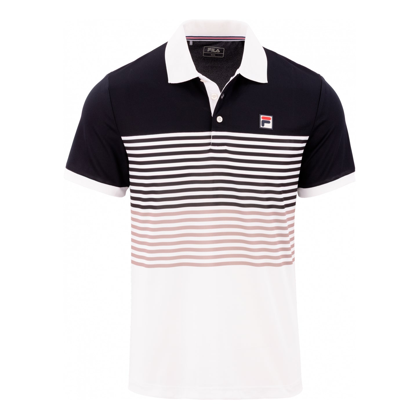 Fila BB Monte Carlo Polo Uomini - nero, bianco sporco