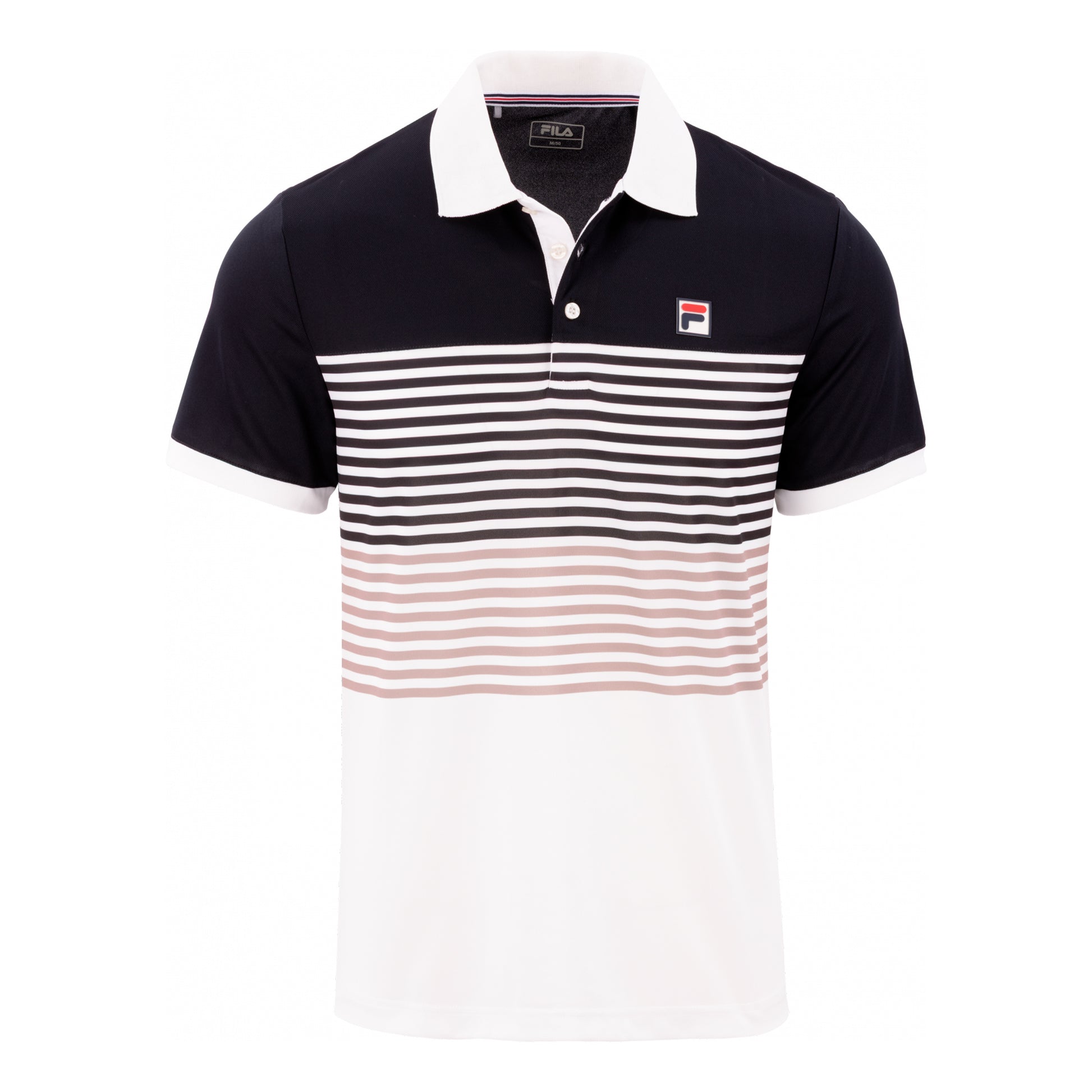 Fila BB Monte Carlo Polo Uomini - nero, bianco sporco