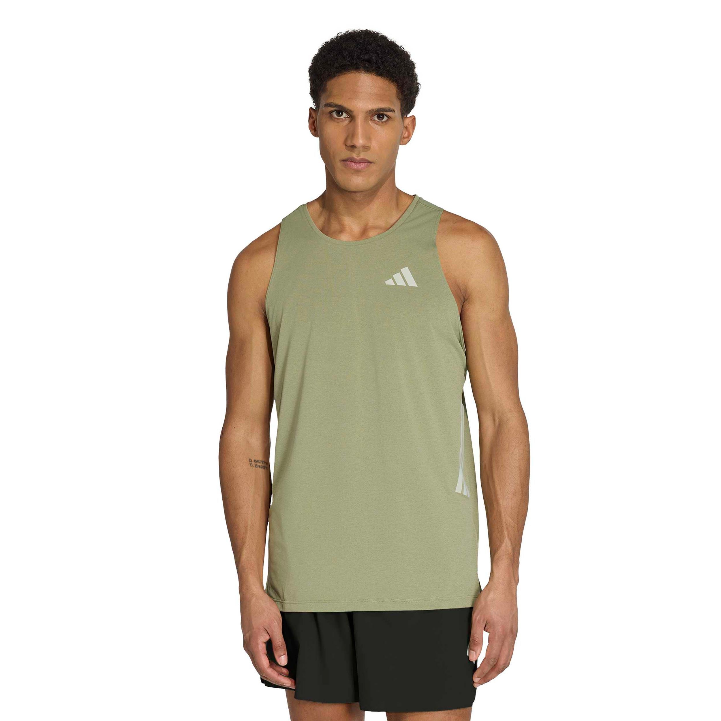 adidas adi365  Camicia da corsa Uomini - oliva