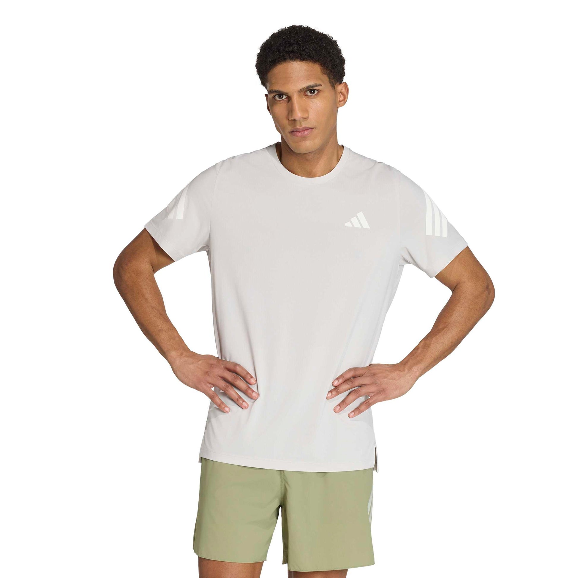 adidas adi365 Camicia da corsa Uomini - grigio