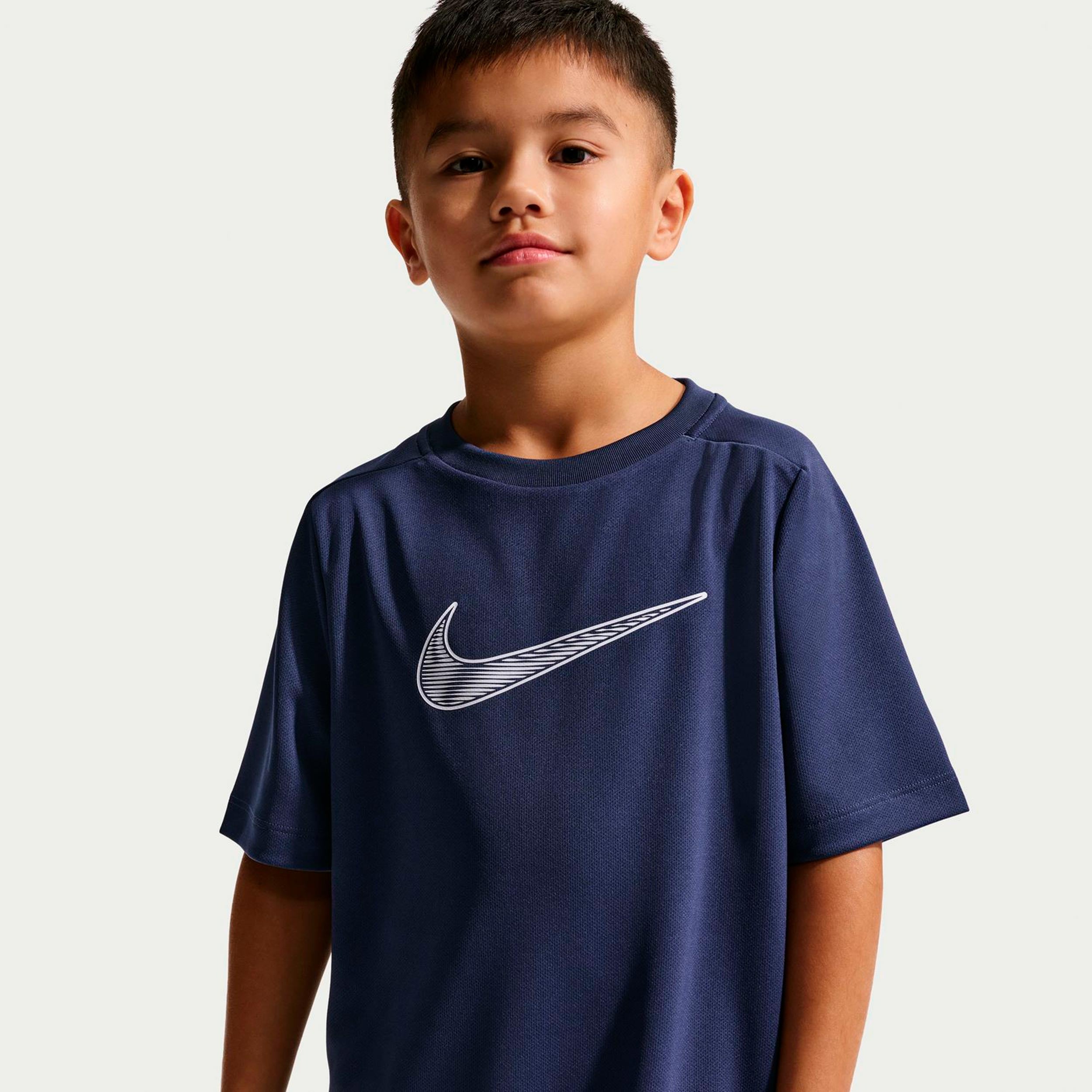 Nike Dri-Fit Multi  Maglietta Ragazzi - blu scuro
