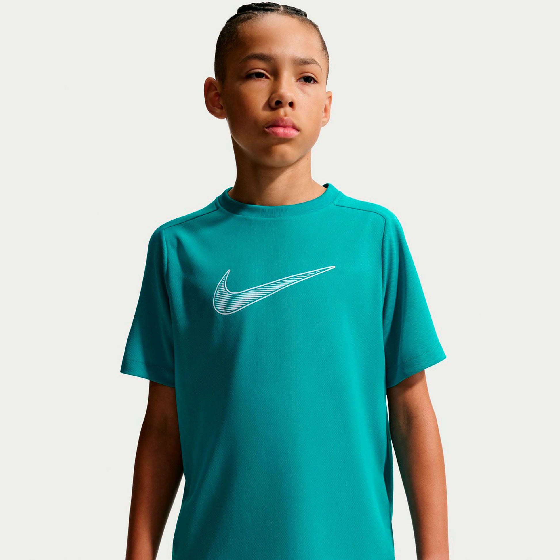 Nike Dri-Fit Multi  Maglietta Bambini - color petrolio, bianco