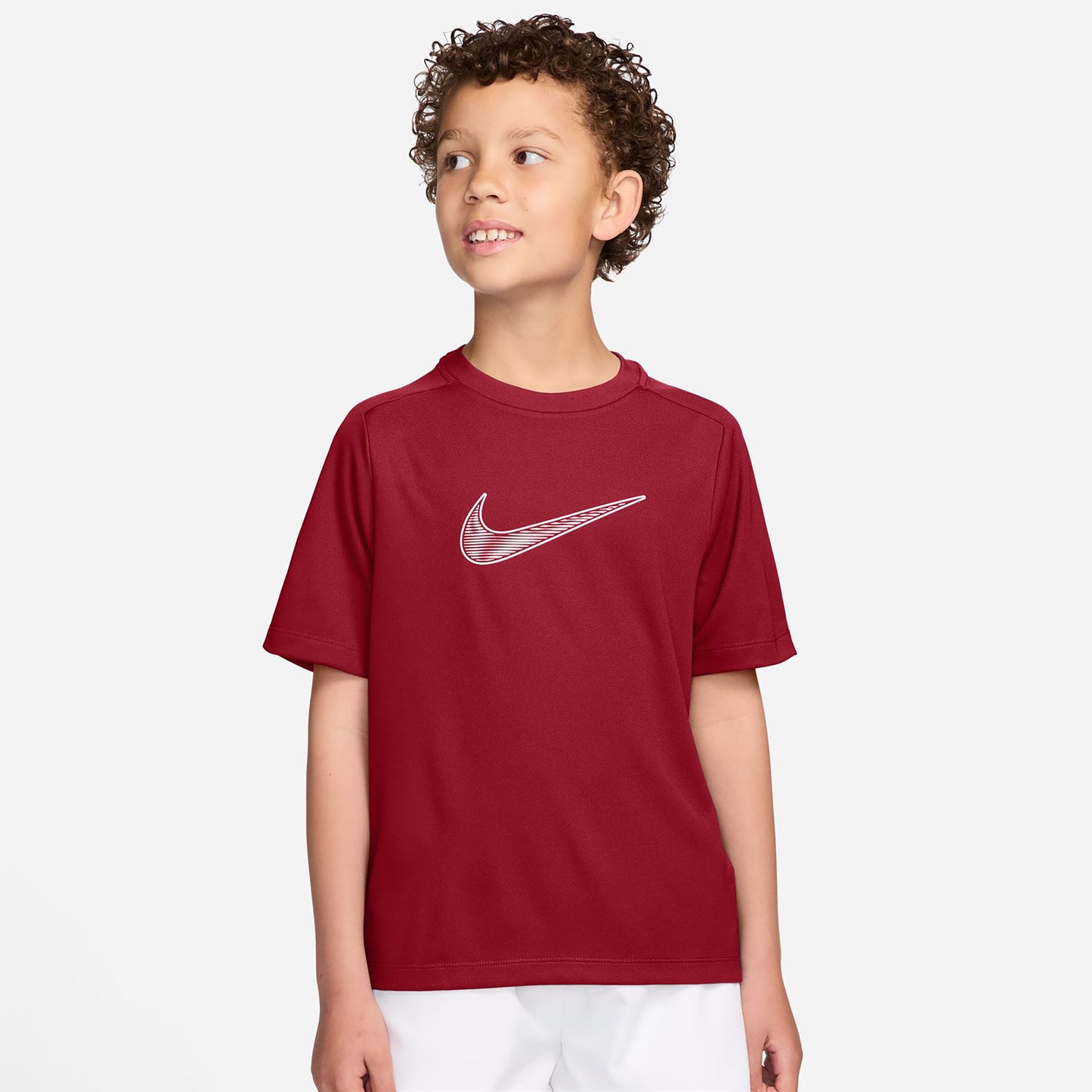 Nike Dri-Fit Multi  Maglietta Bambini - rosso