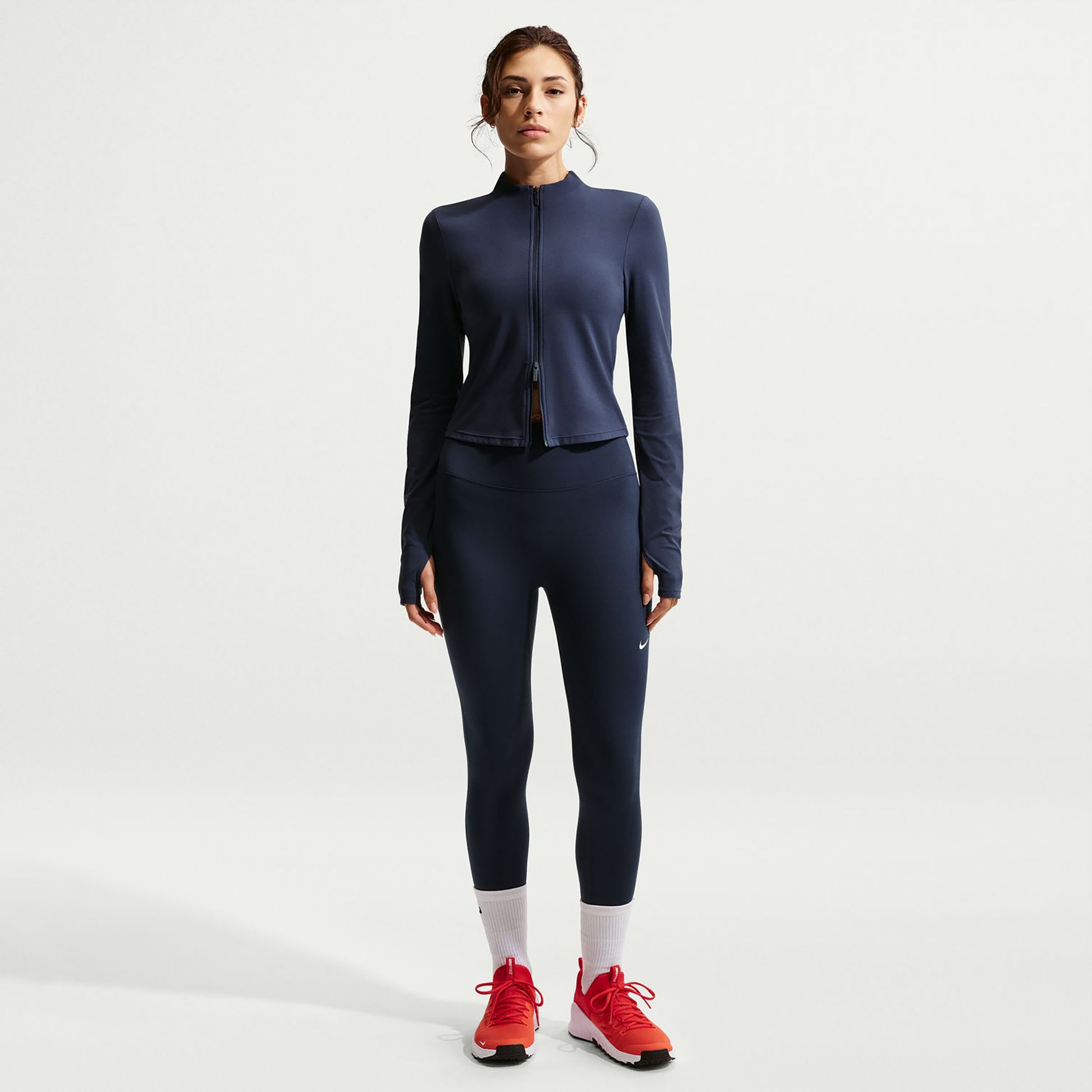 Nike Dri-Fit One High Rise 7/8 Calzamaglia Donna - blu scuro