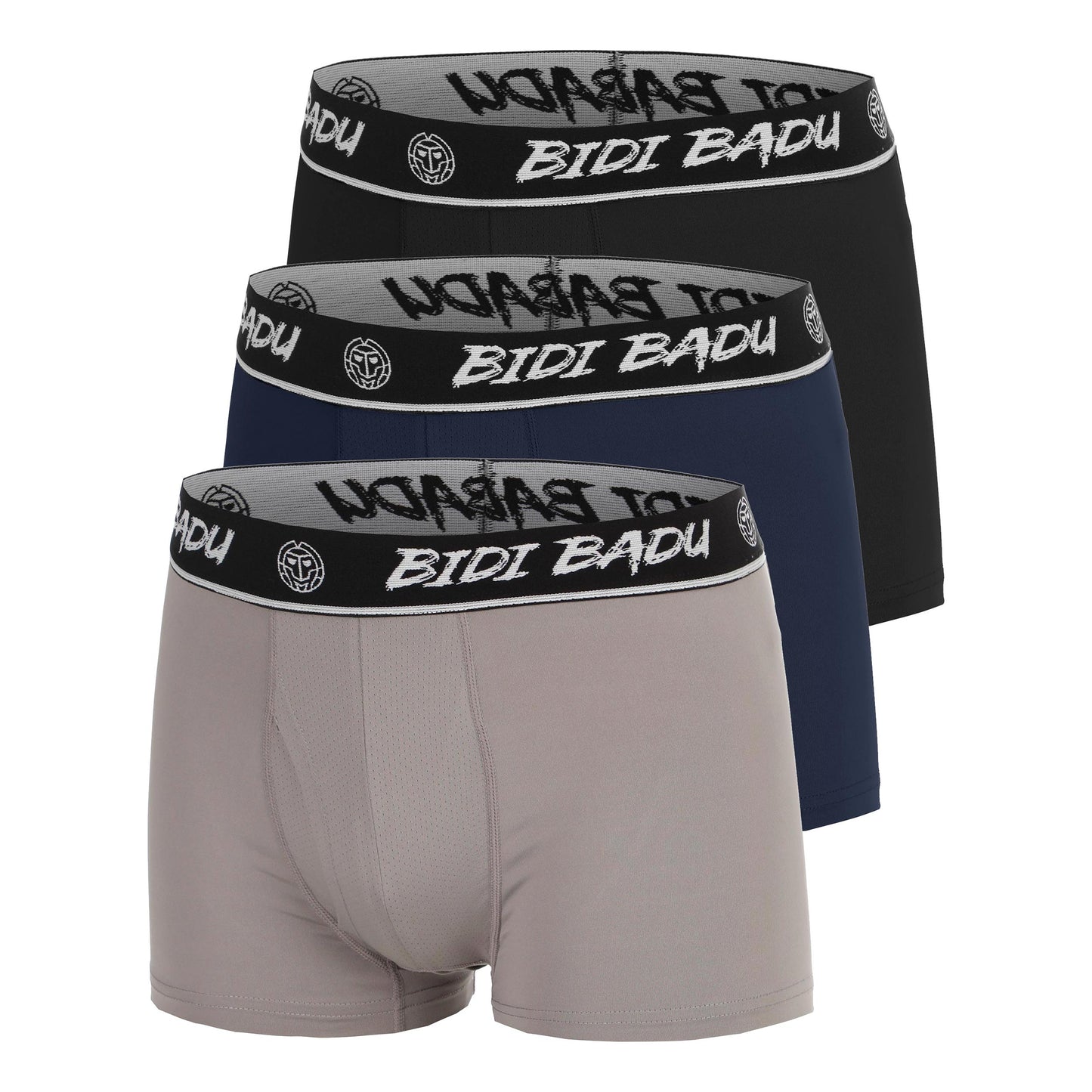 BIDI BADU Boxer - Confezione da 3 Uomini-blu scuro, nero