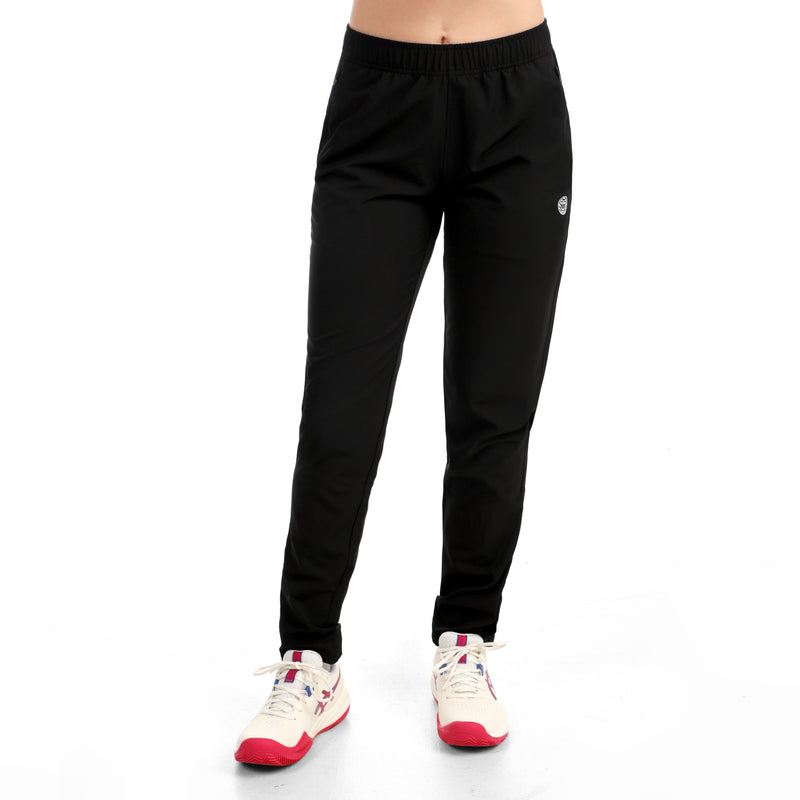 BIDI BADU Crew Pant Donna: Pantalone Da Allenamento Nero In Poliestere Ed Elastan, Con Tasche