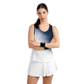 Crew Racerback Canottiera Donna-blu scuro, bianco