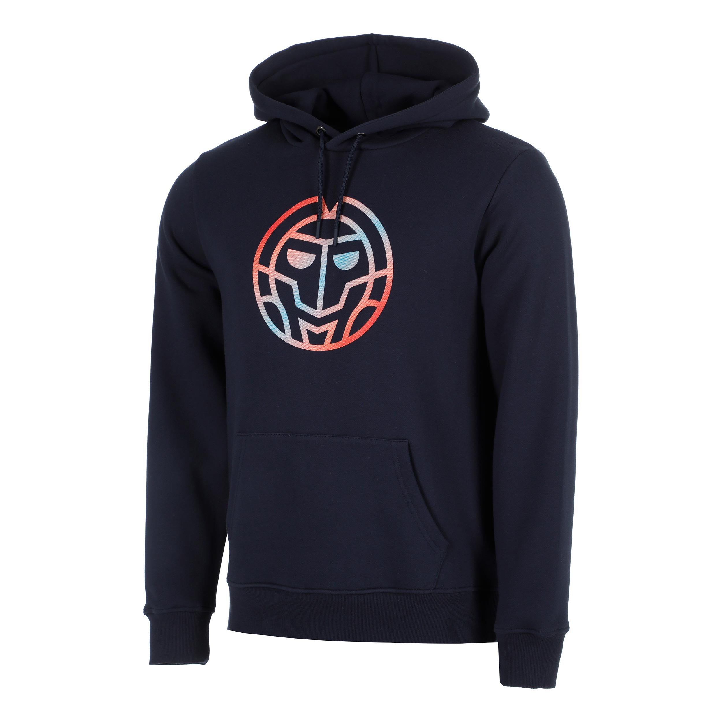 BIDI BADU Out of Control Logo Felpa con cappuccio Uomini-blu scuro