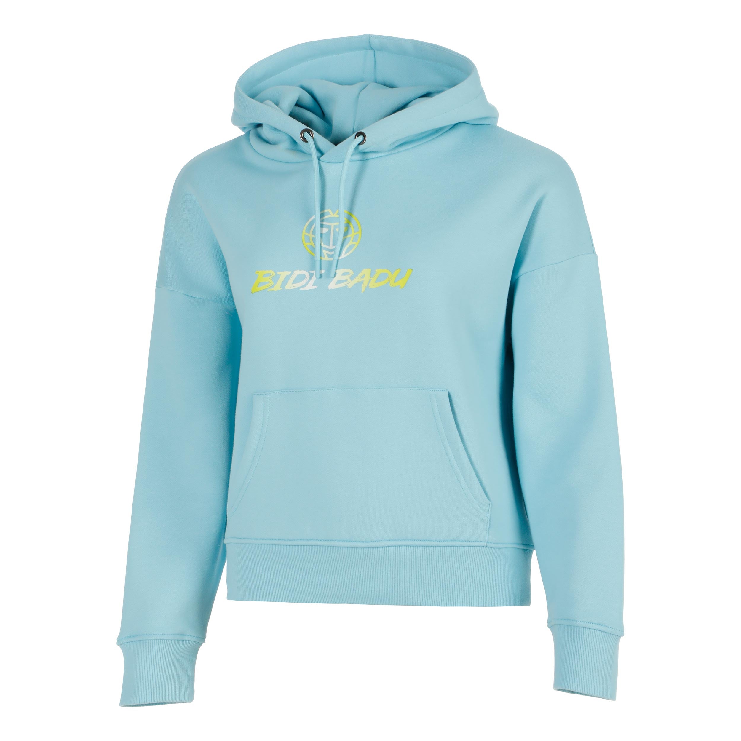 BIDI BADU Out of Control Logo Felpa con cappuccio Donna-blu