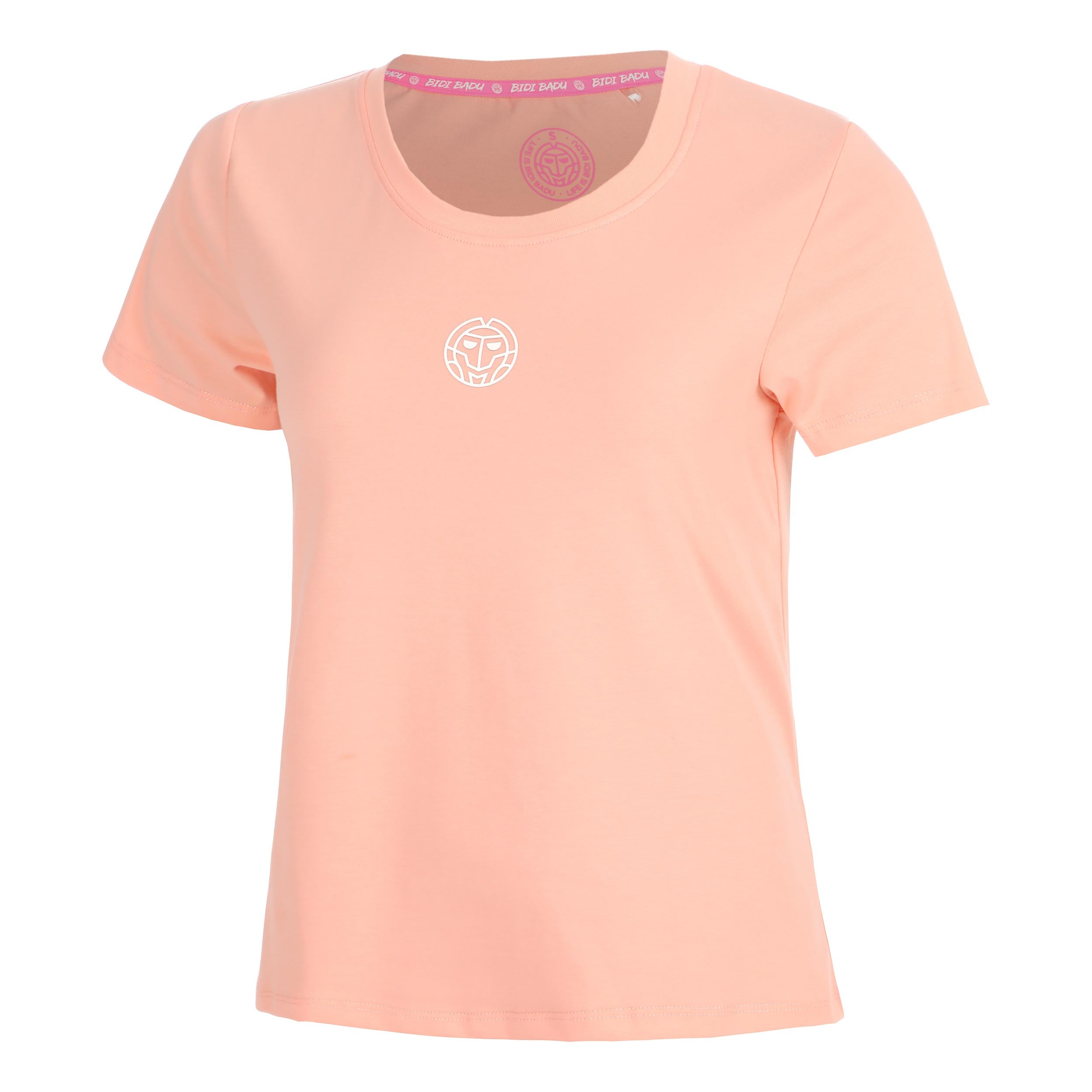 BIDI BADU Out of Control Logo Maglietta Donna-rosa