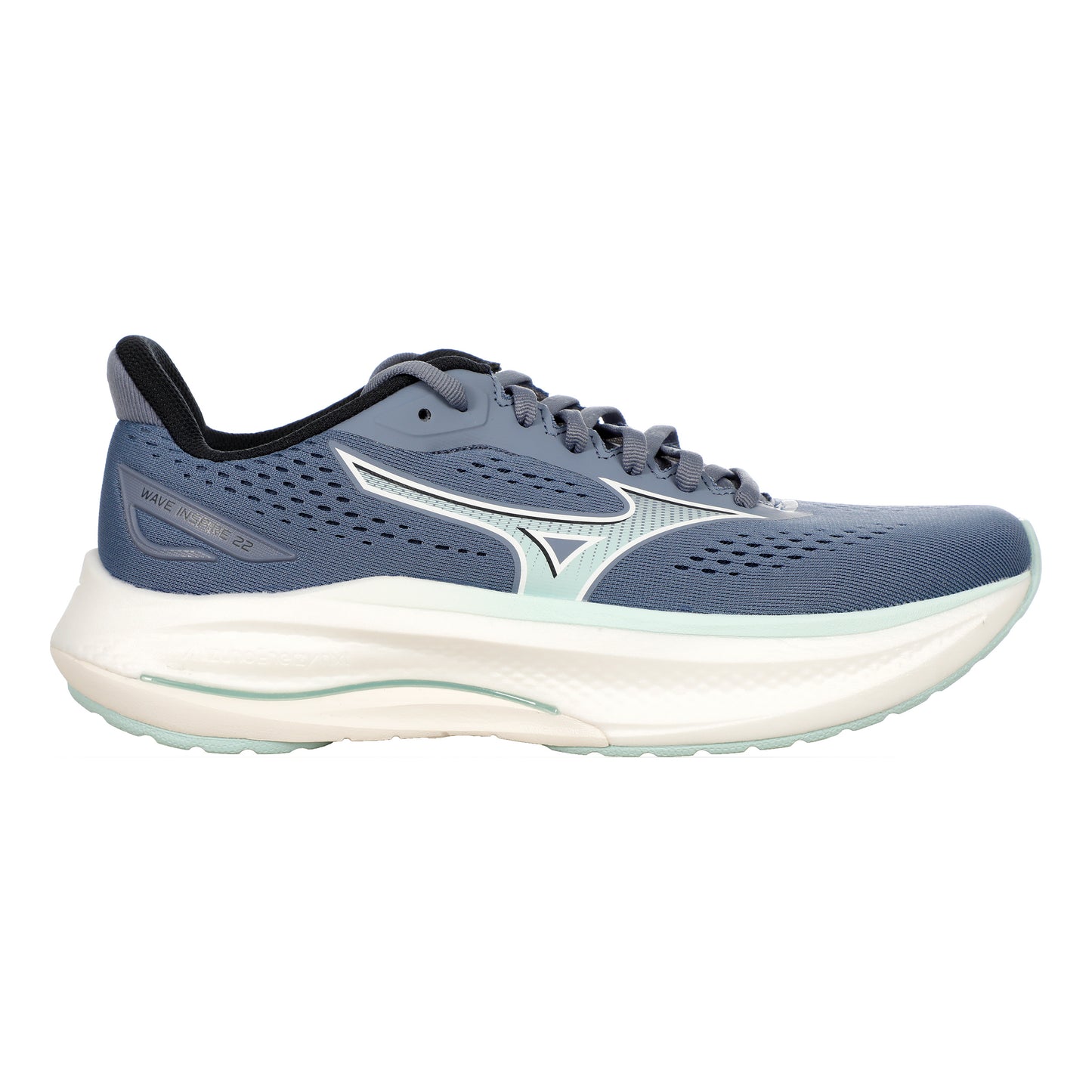 Mizuno Wave Inspire 22  Scarpa stabile Donna - grigio-blu, menta