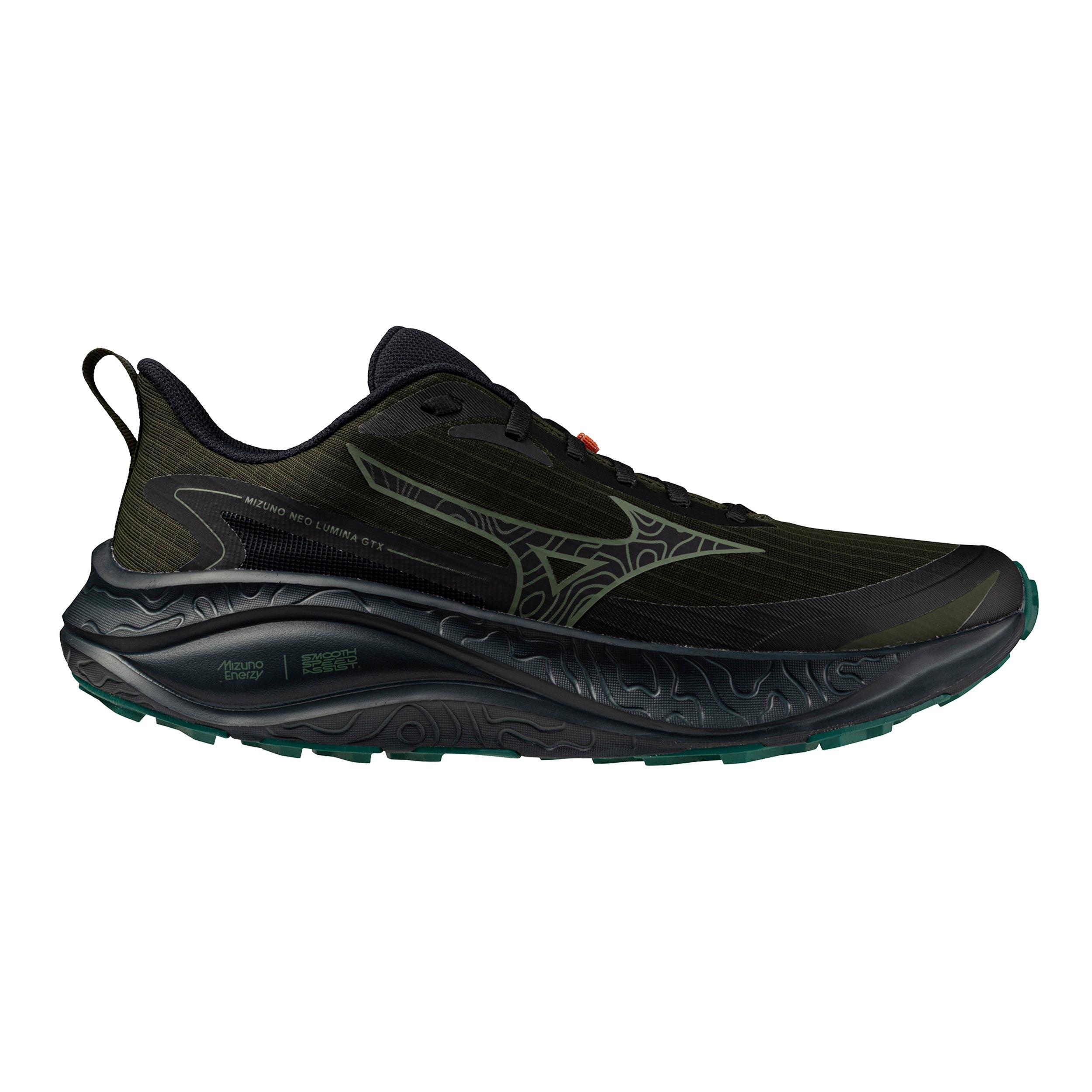 Mizuno Neo Lumina GTX  Scarpa da trail Uomini - verde scuro, nero