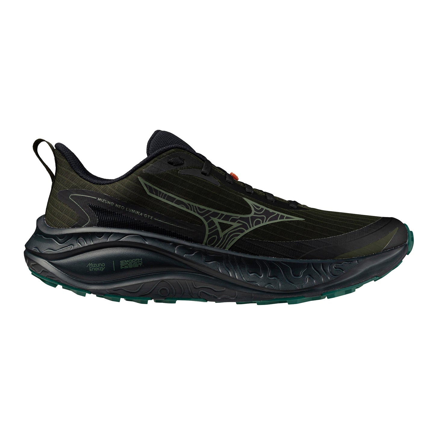 Mizuno Neo Lumina GTX  Scarpa da trail Uomini - verde scuro, nero