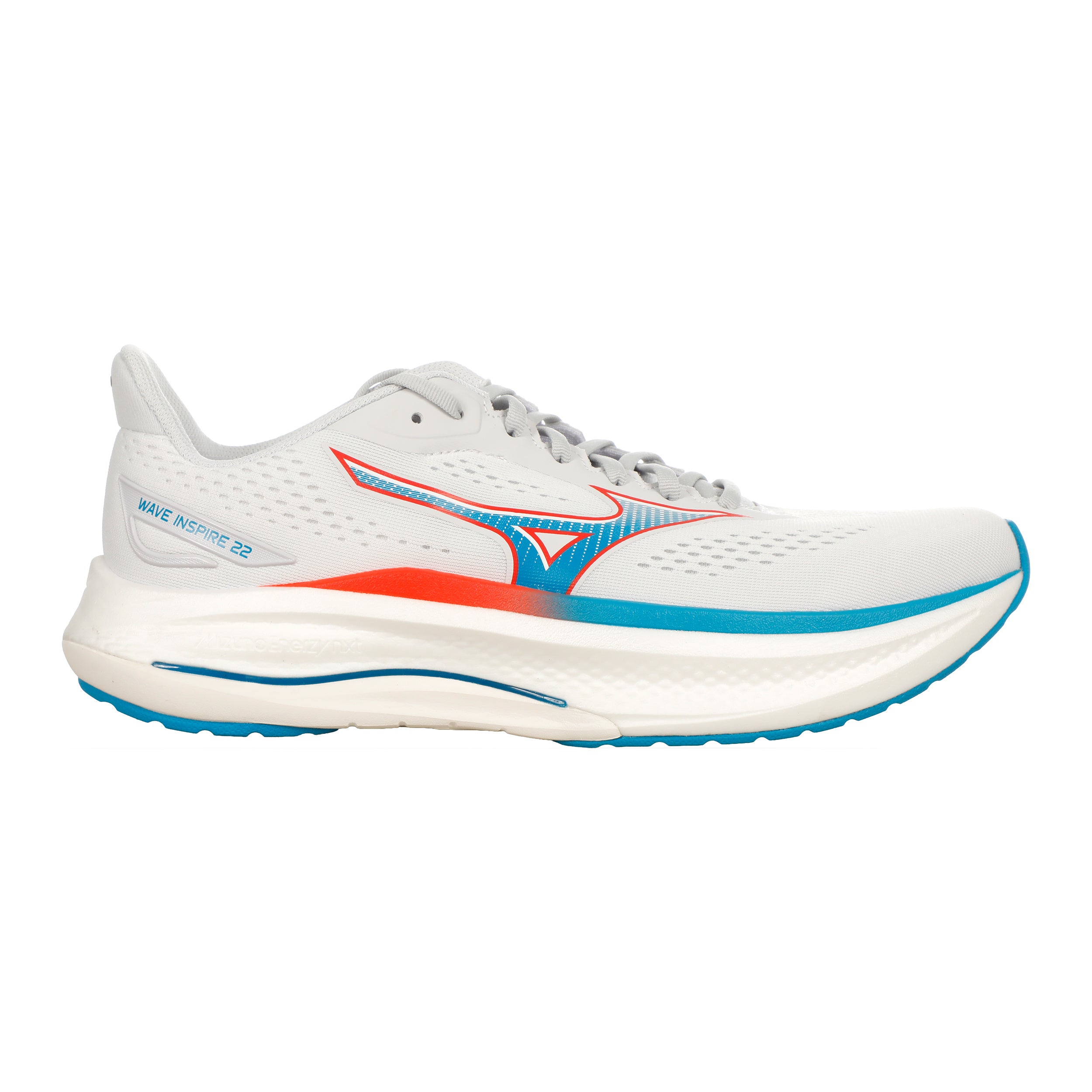 Mizuno Wave Inspire 22  Scarpa stabile Uomini - crema, blu