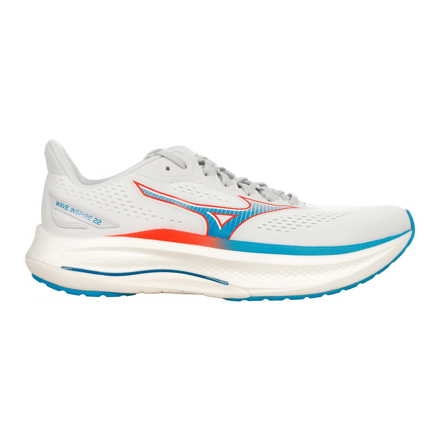 Mizuno Wave Inspire 22  Scarpa stabile Uomini - crema, blu