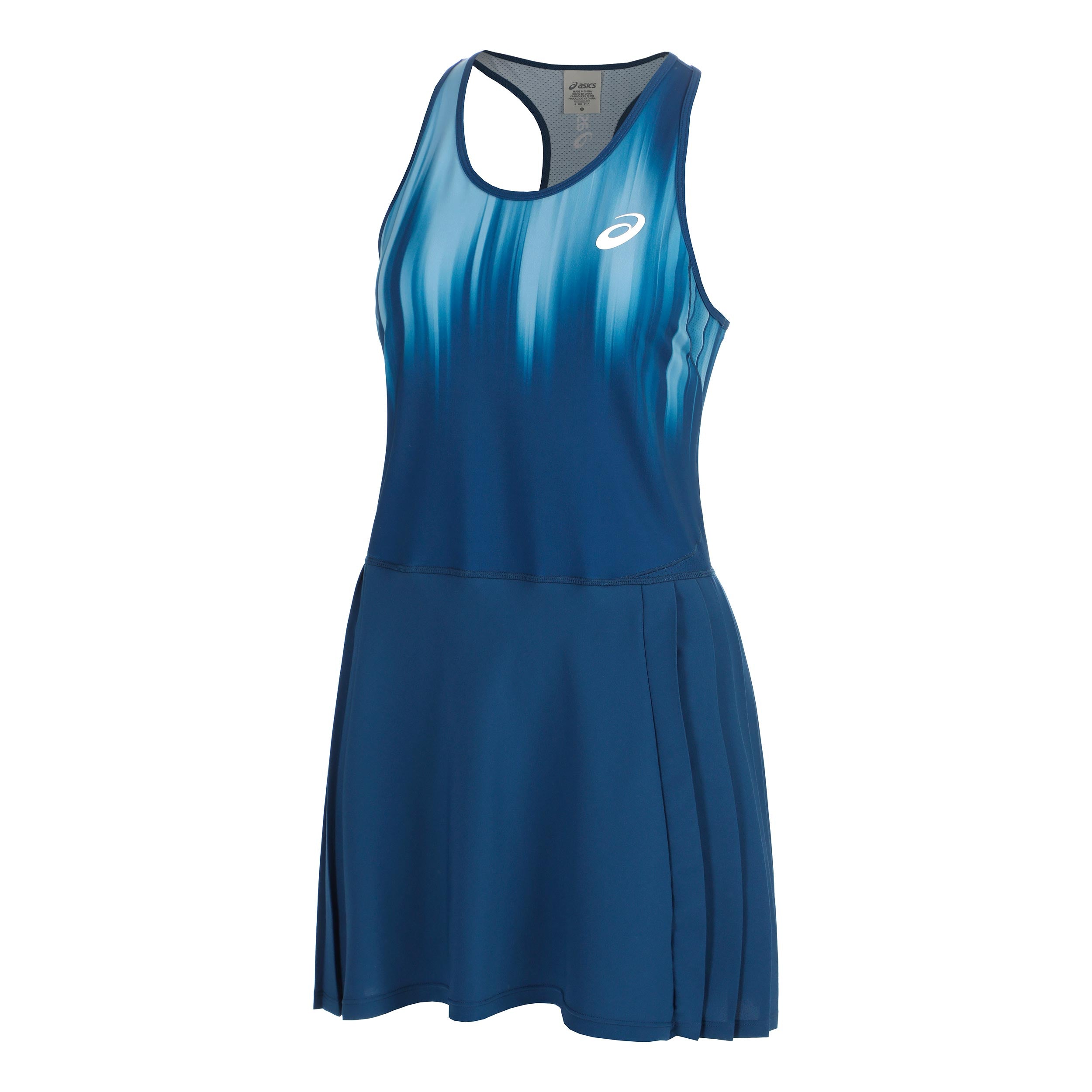 ASICS AOP Abito Donna - blu scuro, blu chiaro