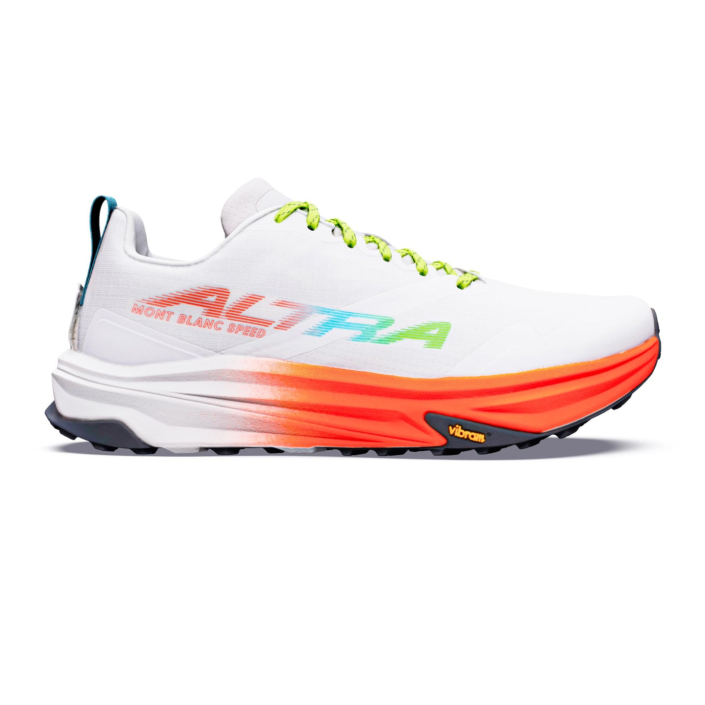 Altra Mont Blanc Speed Scarpa da trail Uomini - bianco, corallo