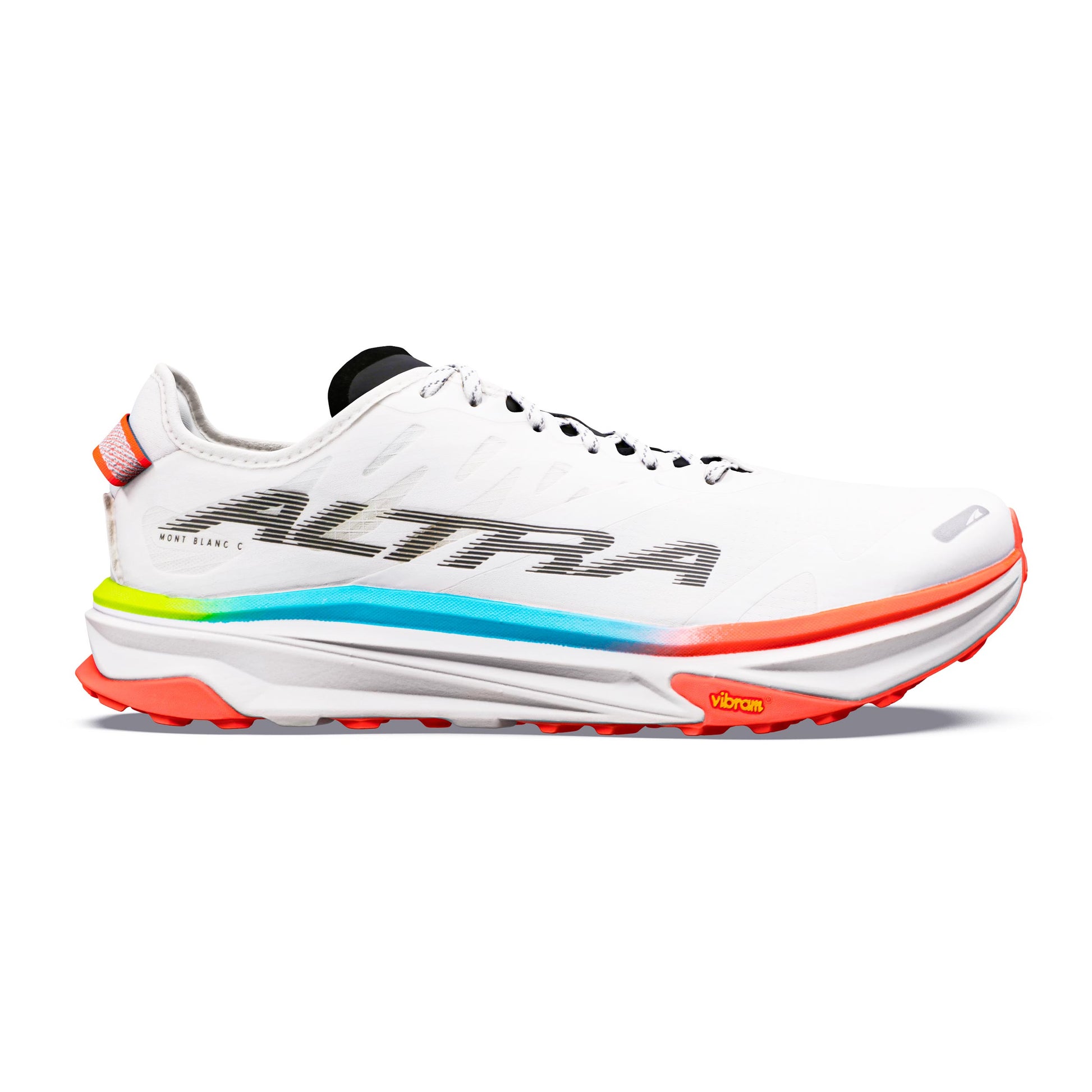 Altra Mont Blanc Carbon Scarpa da trail Uomini - bianco, multicolore