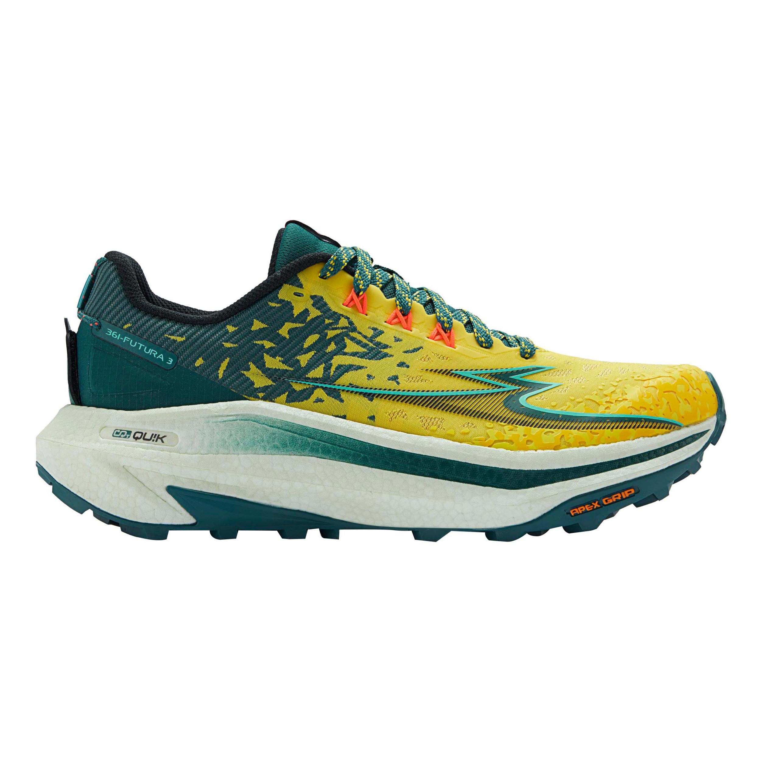 361° Futura 3 Scarpa da trail Uomini-giallo, grigio