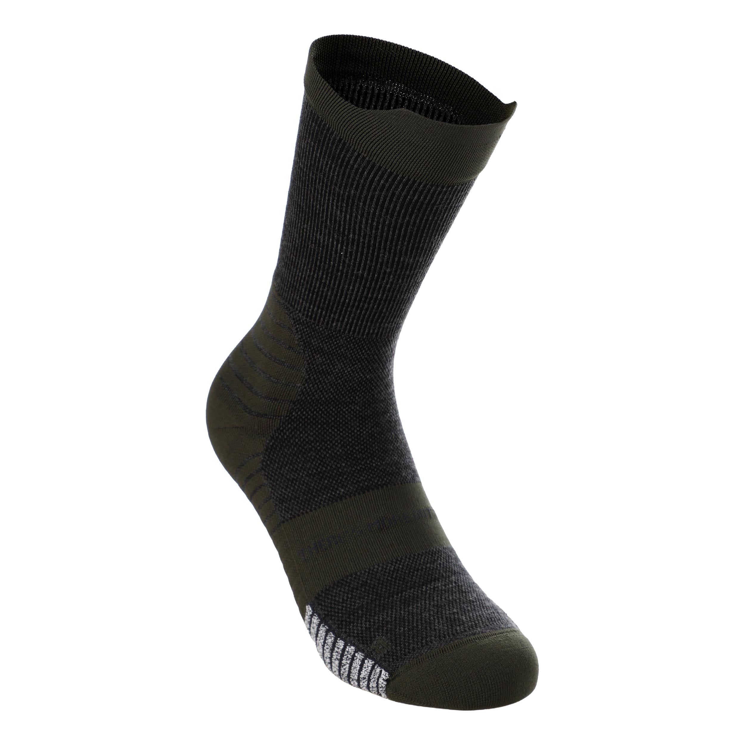 Odlo Performance Merino Trail  Calze da corsa Unisex-verde scuro