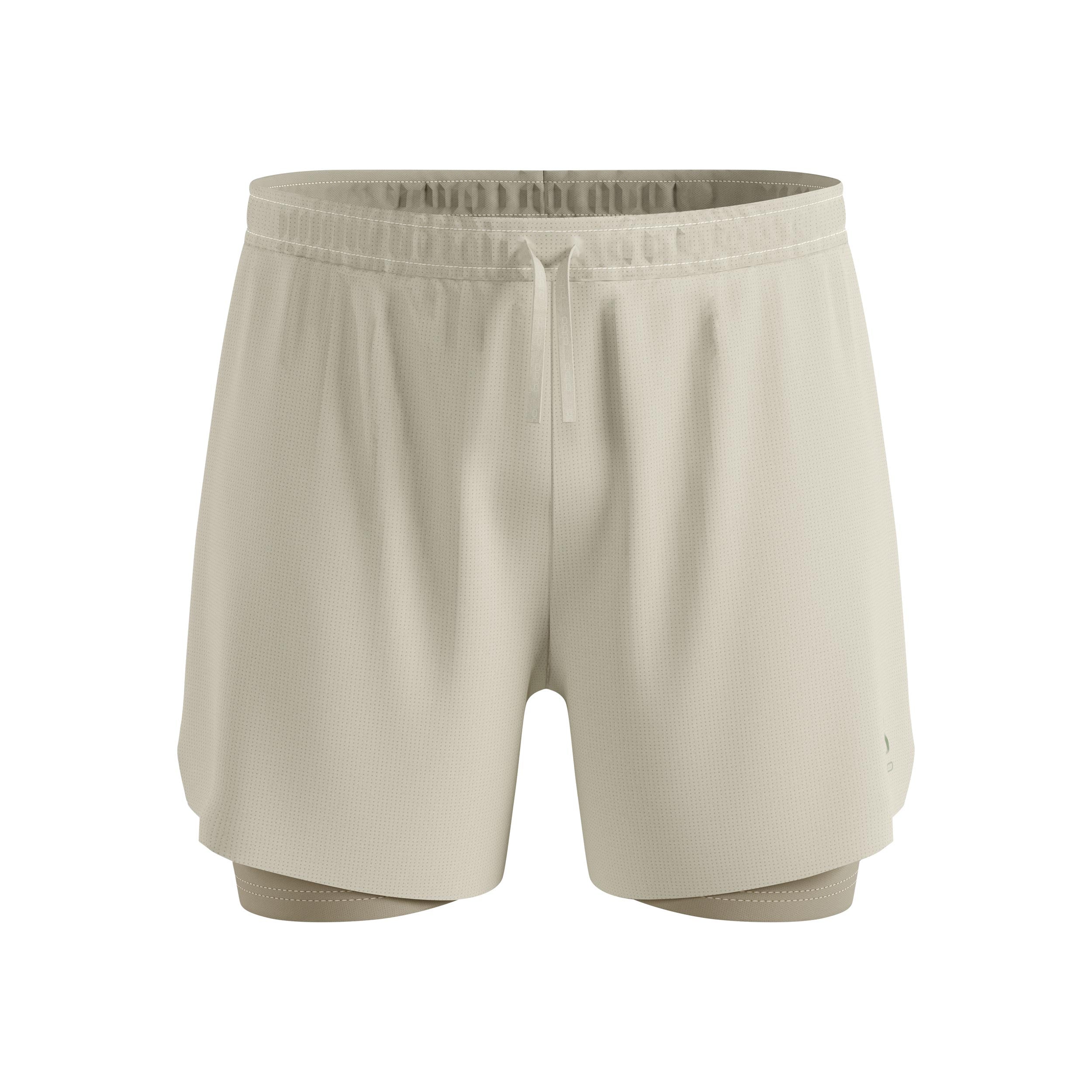 Odlo Zeroweight 5in 2in1 Pantaloncini da corsa Uomini-grigio, oliva