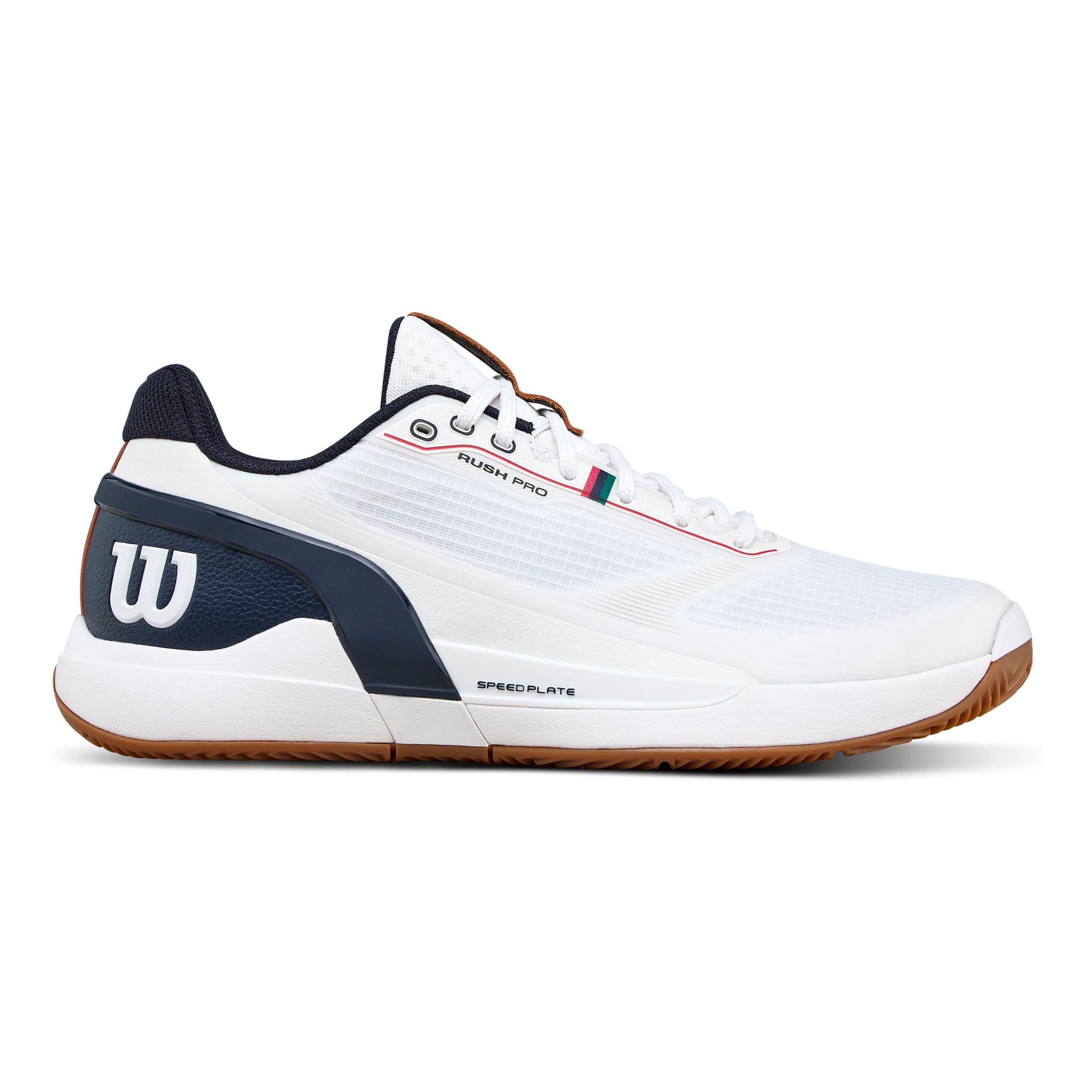 Wilson Rush Pro 5 Scarpa per terra rossa Uomini-bianco, blu scuro