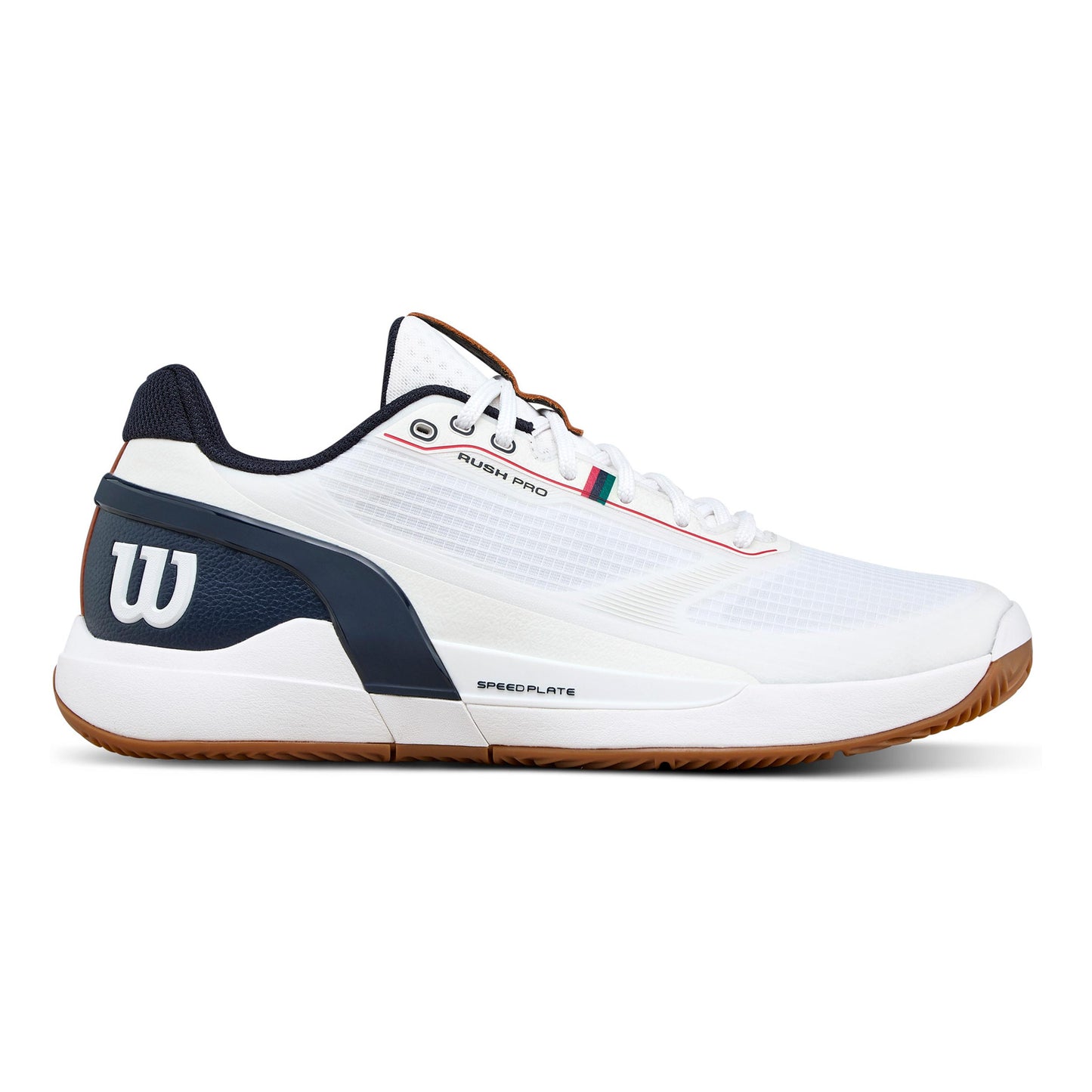 Wilson Rush Pro 5 Scarpa per terra rossa Uomini-bianco, blu scuro