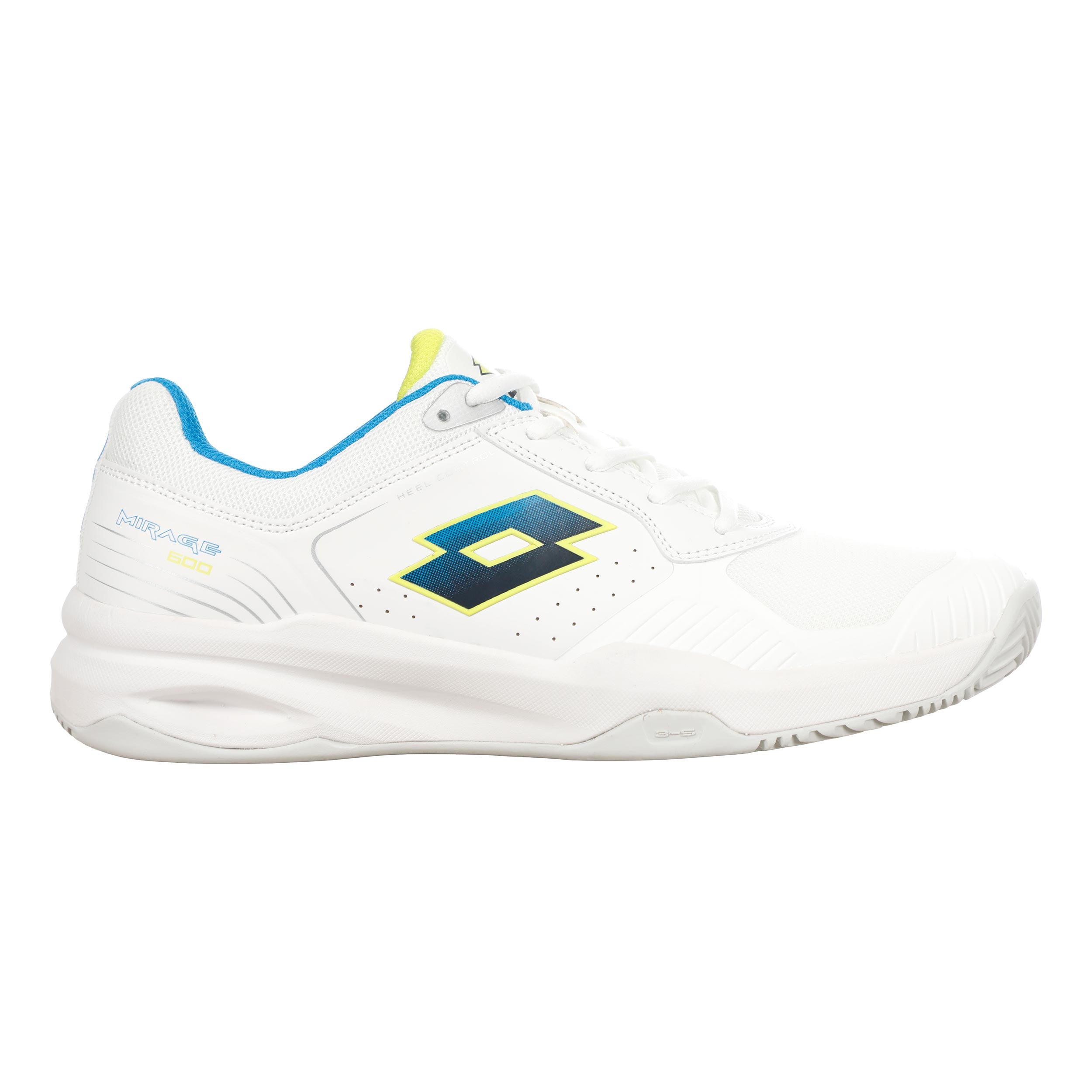 Lotto Mirage 600 CLY Scarpa per terra rossa Uomini-bianco, turchese