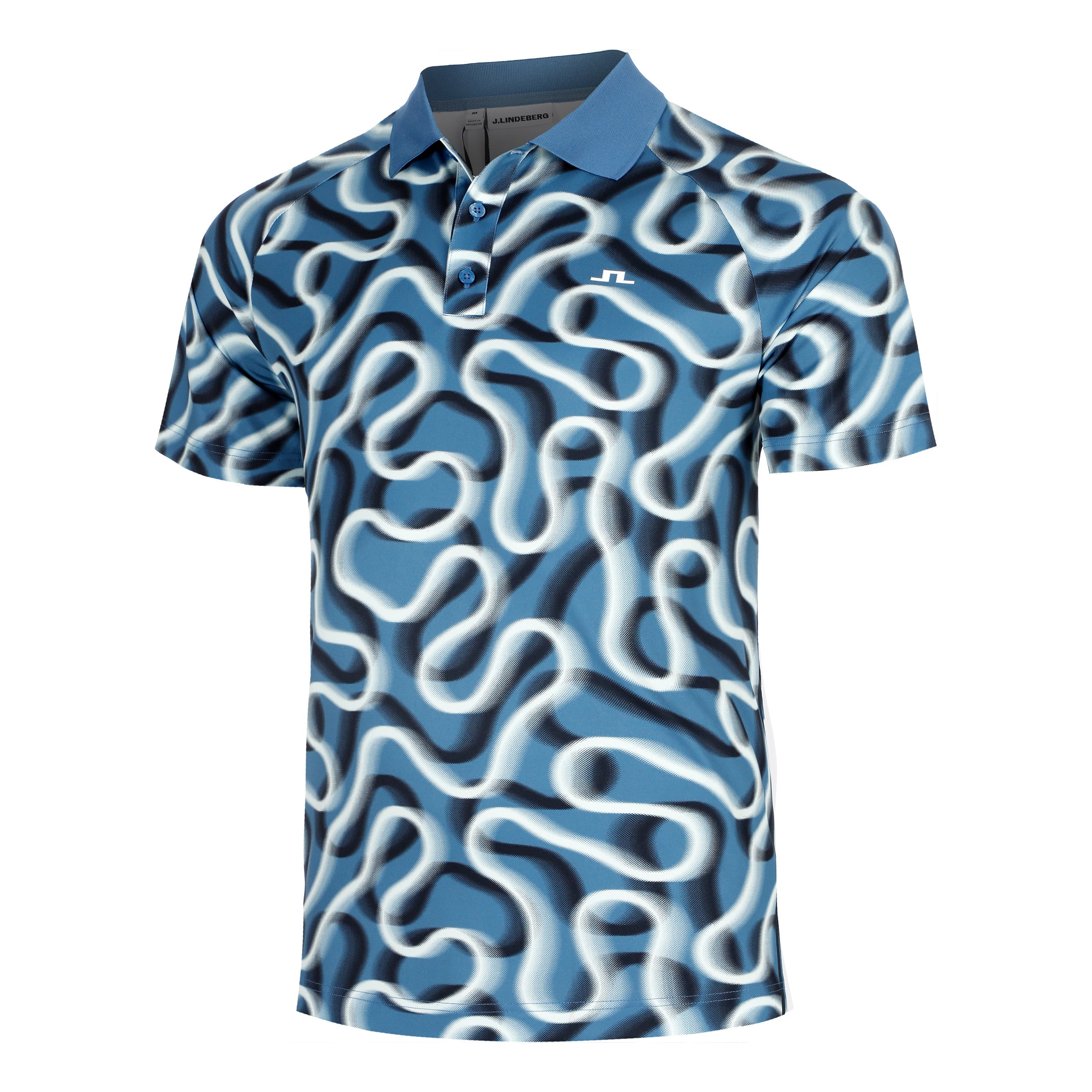 JLindeberg Paul Print  Polo Uomini-blu