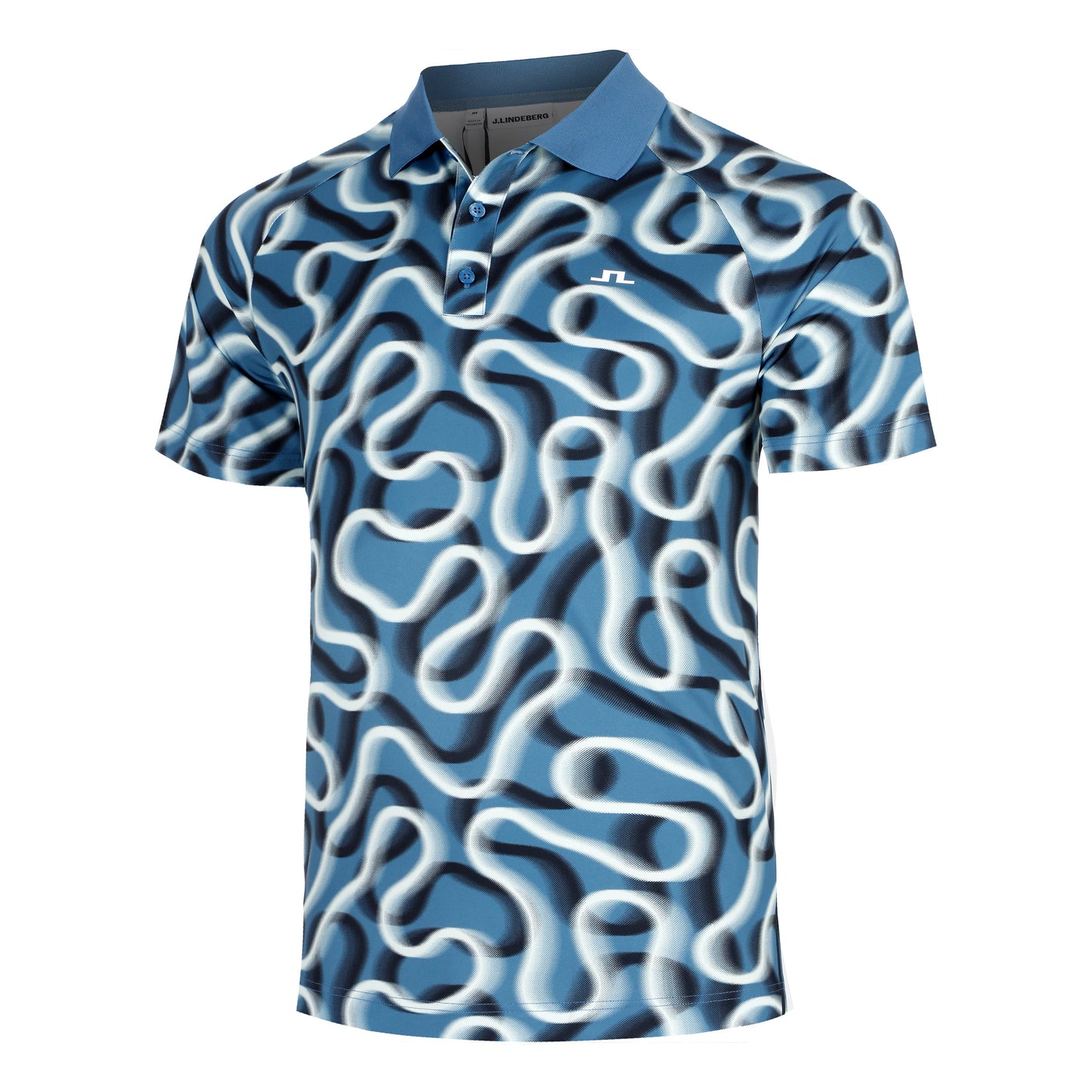 JLindeberg Paul Print  Polo Uomini-blu