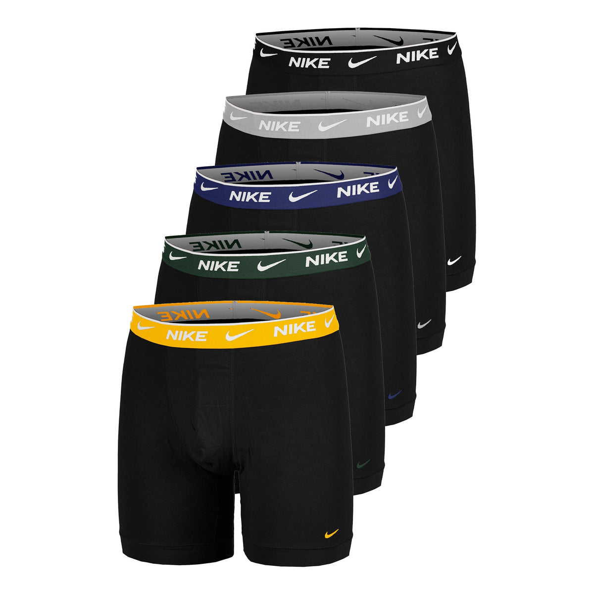 Nike Essential Cotton Stretch Boxer Brief Boxer Confezione da 3 Uomini - nero, multicolore
