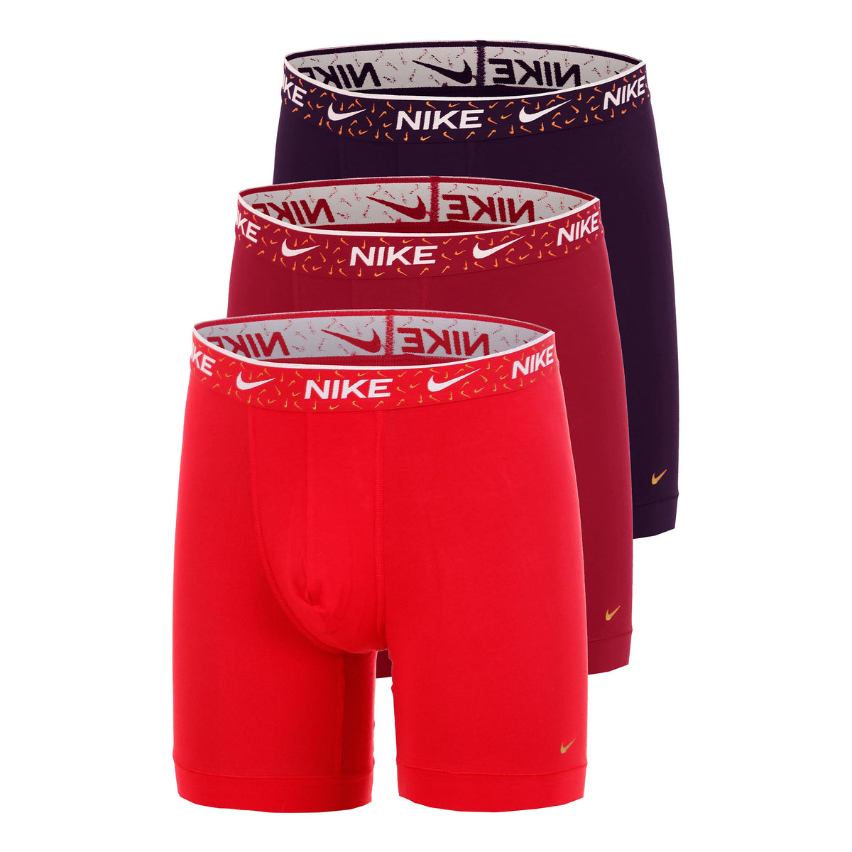 Nike Essential Cotton Stretch Boxer Confezione da 3 Uomini - ruggine