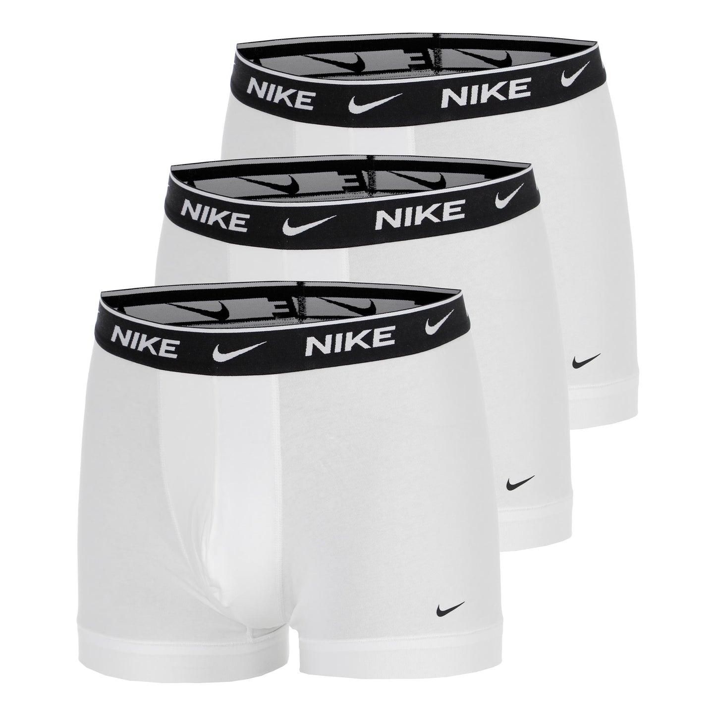 Nike Essential Cotton Stretch Trunk Boxer Confezione da 3 Uomini - bianco, bianco