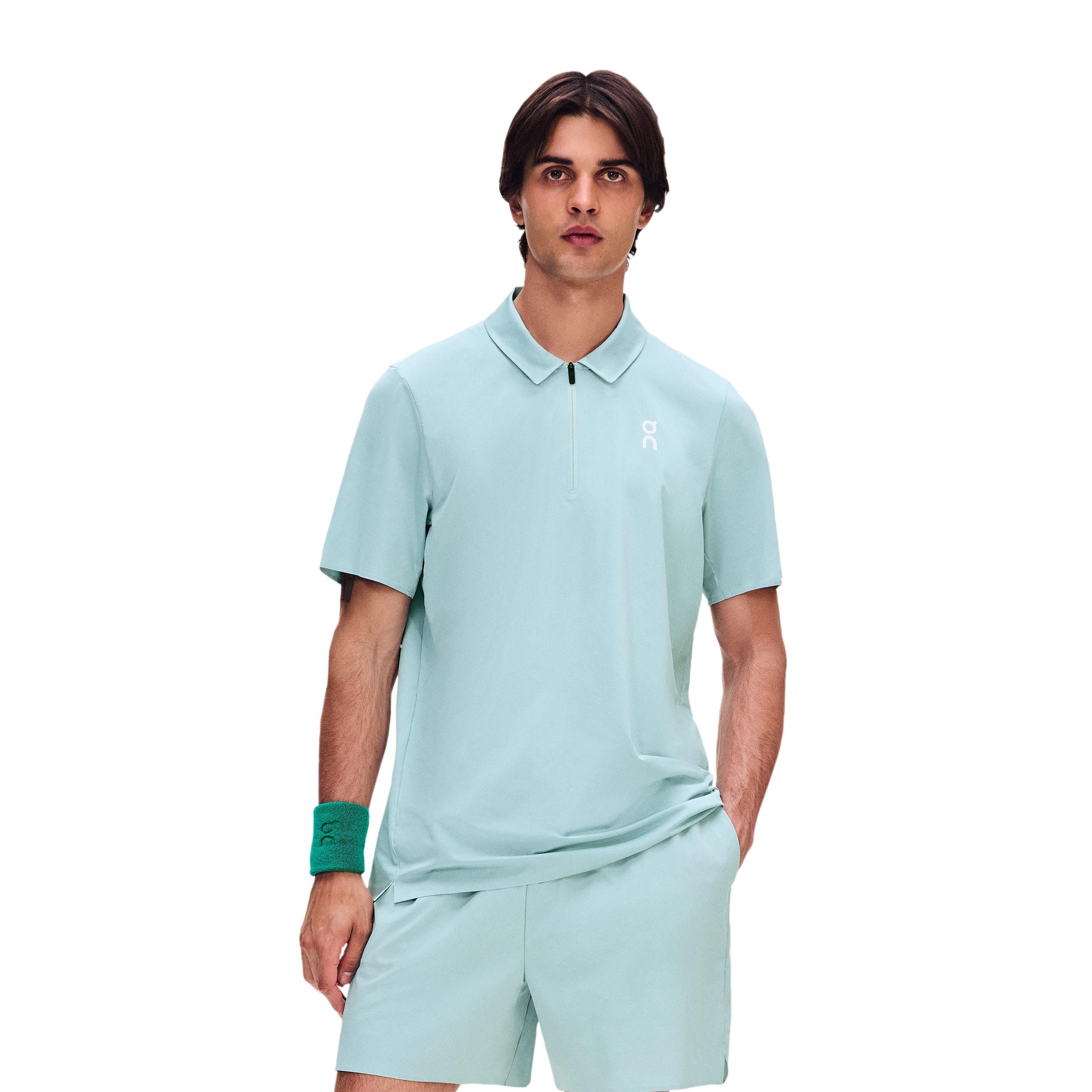 On Court Polo Polo Uomini - grigio-blu