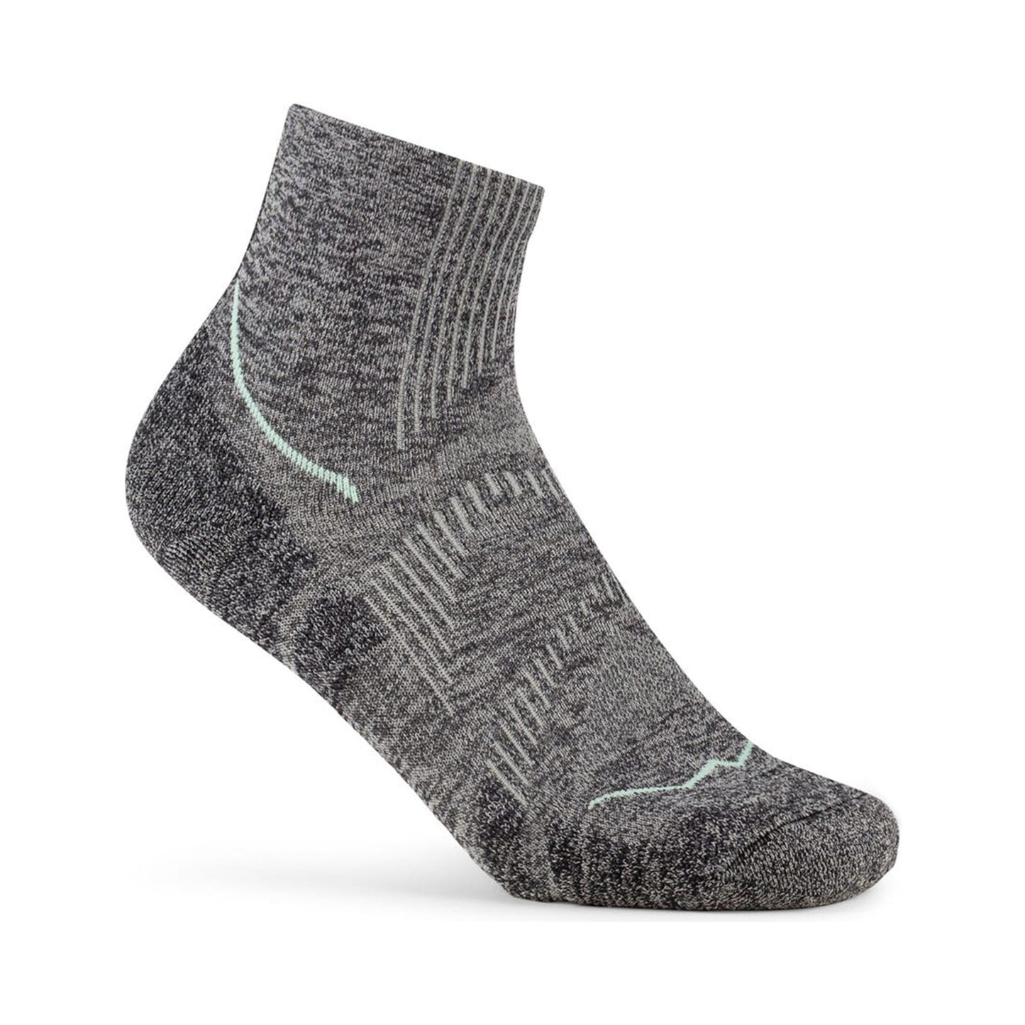 Buff Dryflx Quarter  Calze da corsa Unisex-grigio chiaro