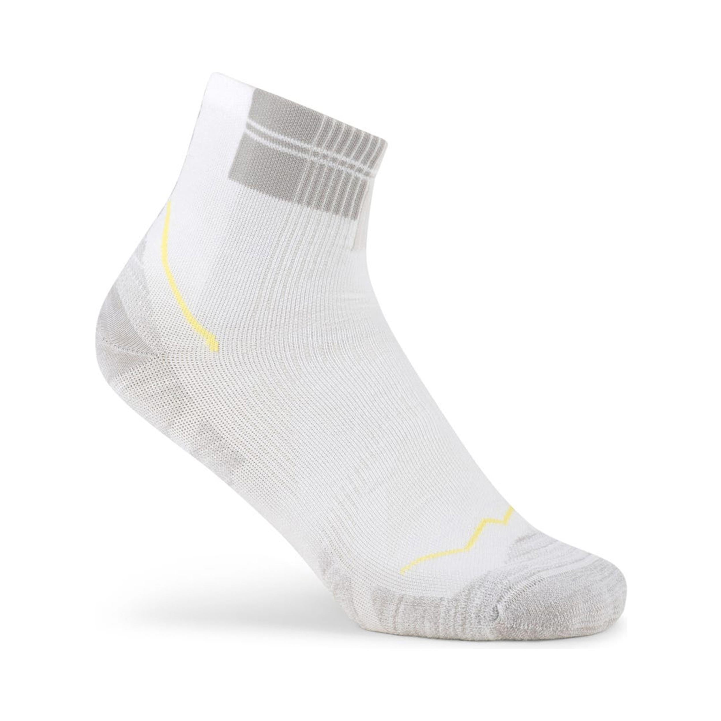 Buff Coolnet Quarter  Calze da corsa Unisex-bianco