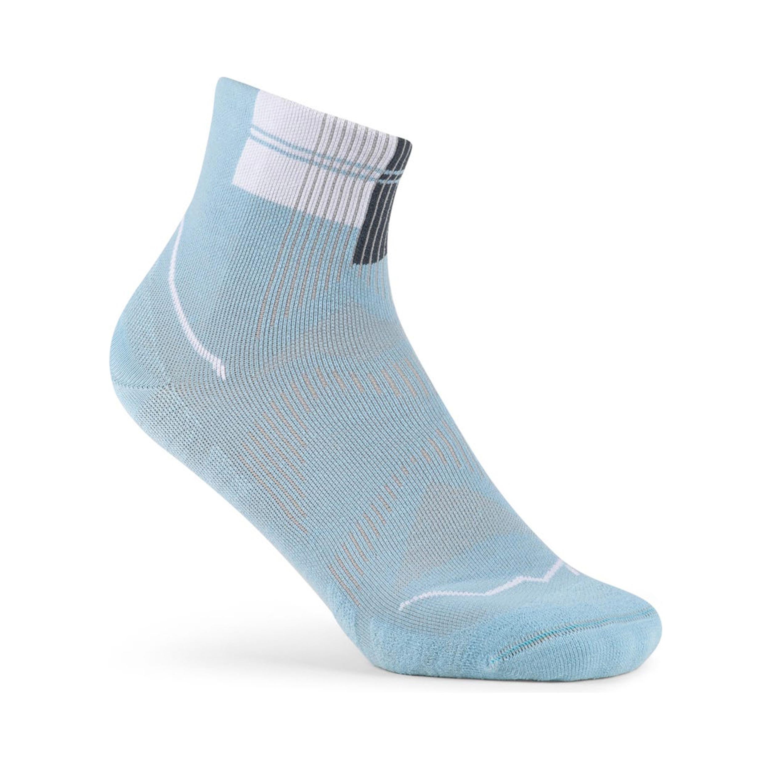 Buff Coolnet Quarter  Calze da corsa Unisex-blu chiaro