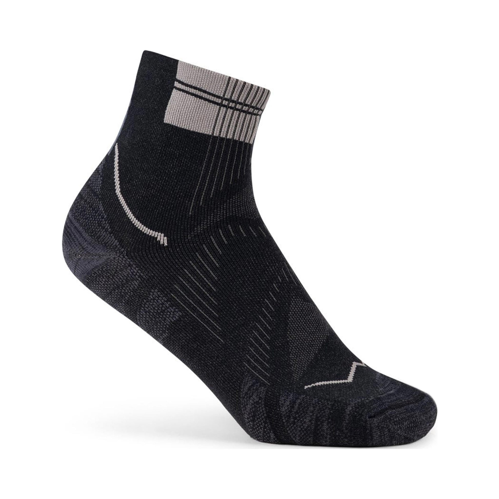 Buff Coolnet Quarter  Calze da corsa Unisex-nero