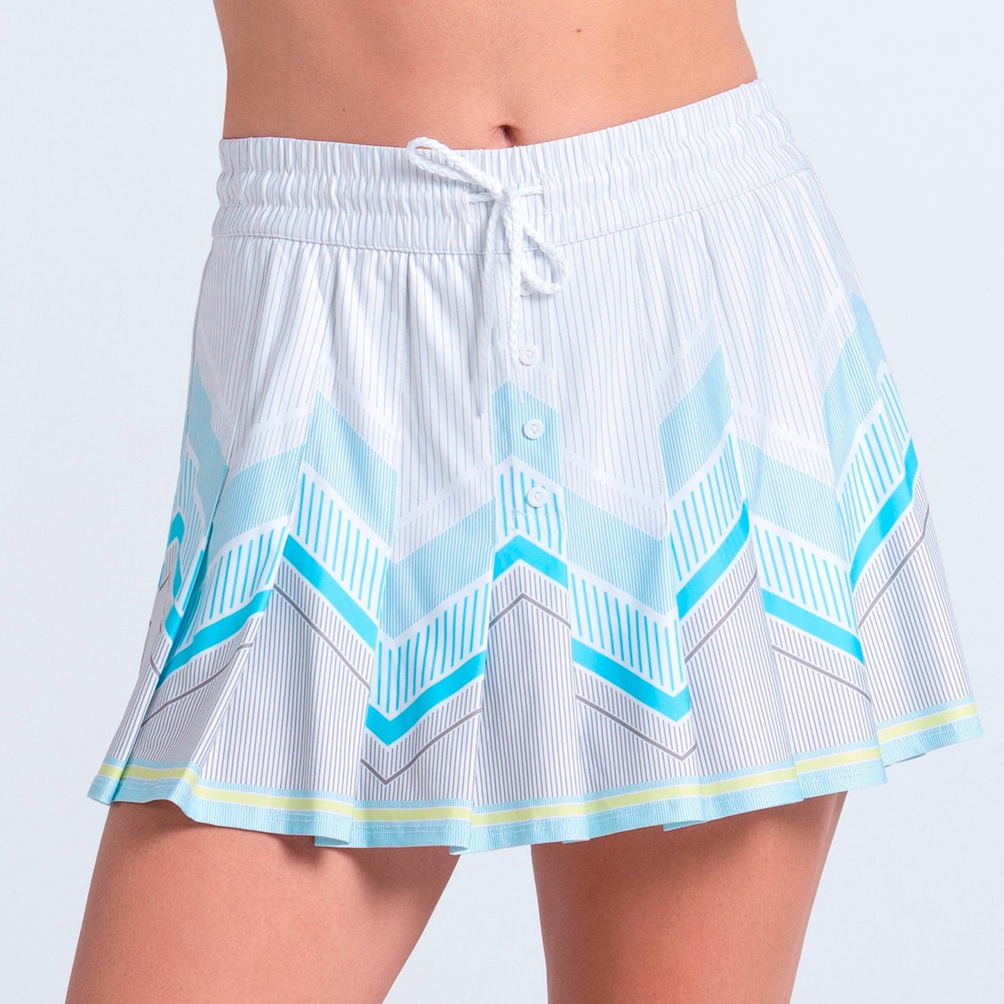 Lucky in Love High Waist Lavish Lane Gonna Donna - bianco, multicolore