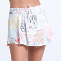 High Waist Weave It To Me Gonna Donna - bianco, multicolore