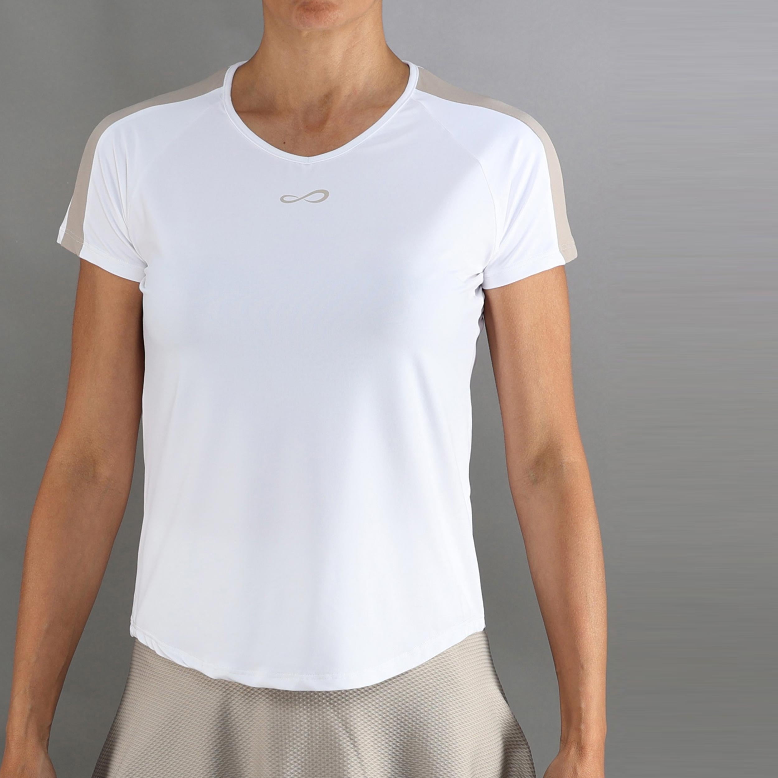 Endless Maglietta Donna-bianco, beige