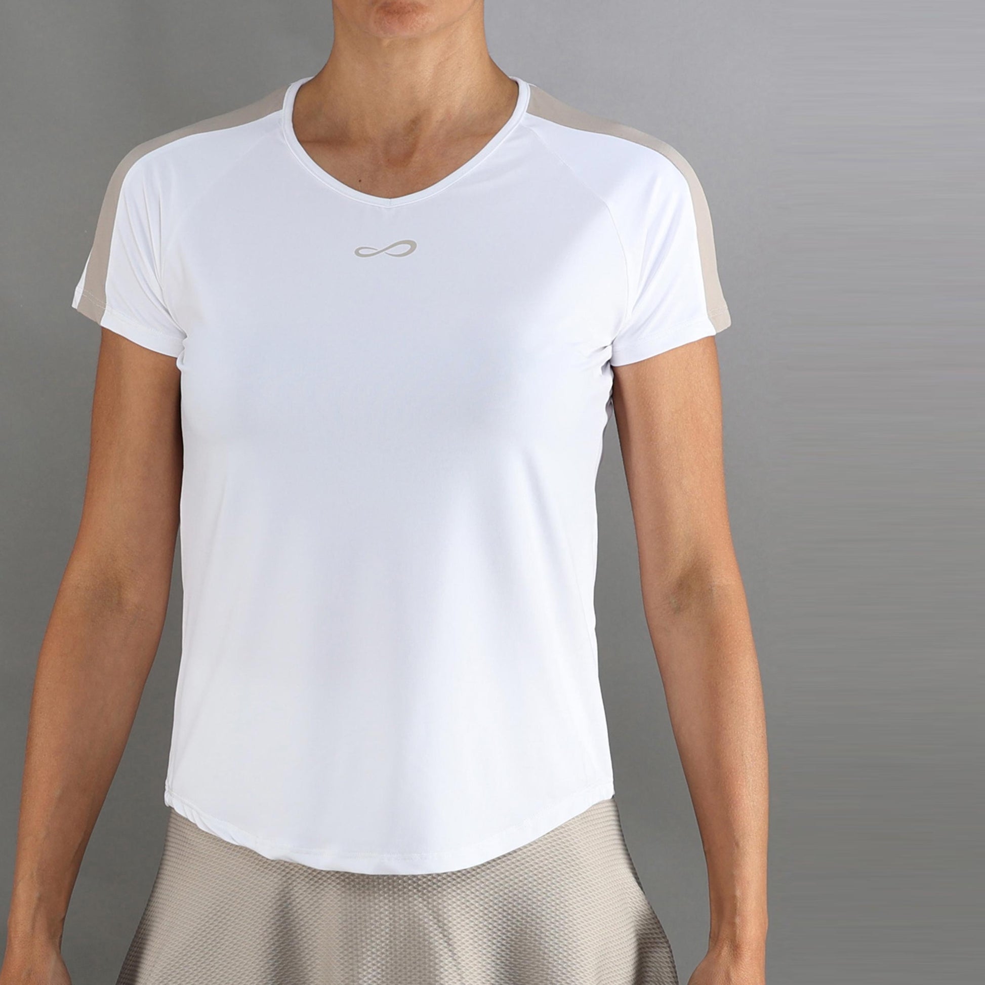 Endless Maglietta Donna-bianco, beige